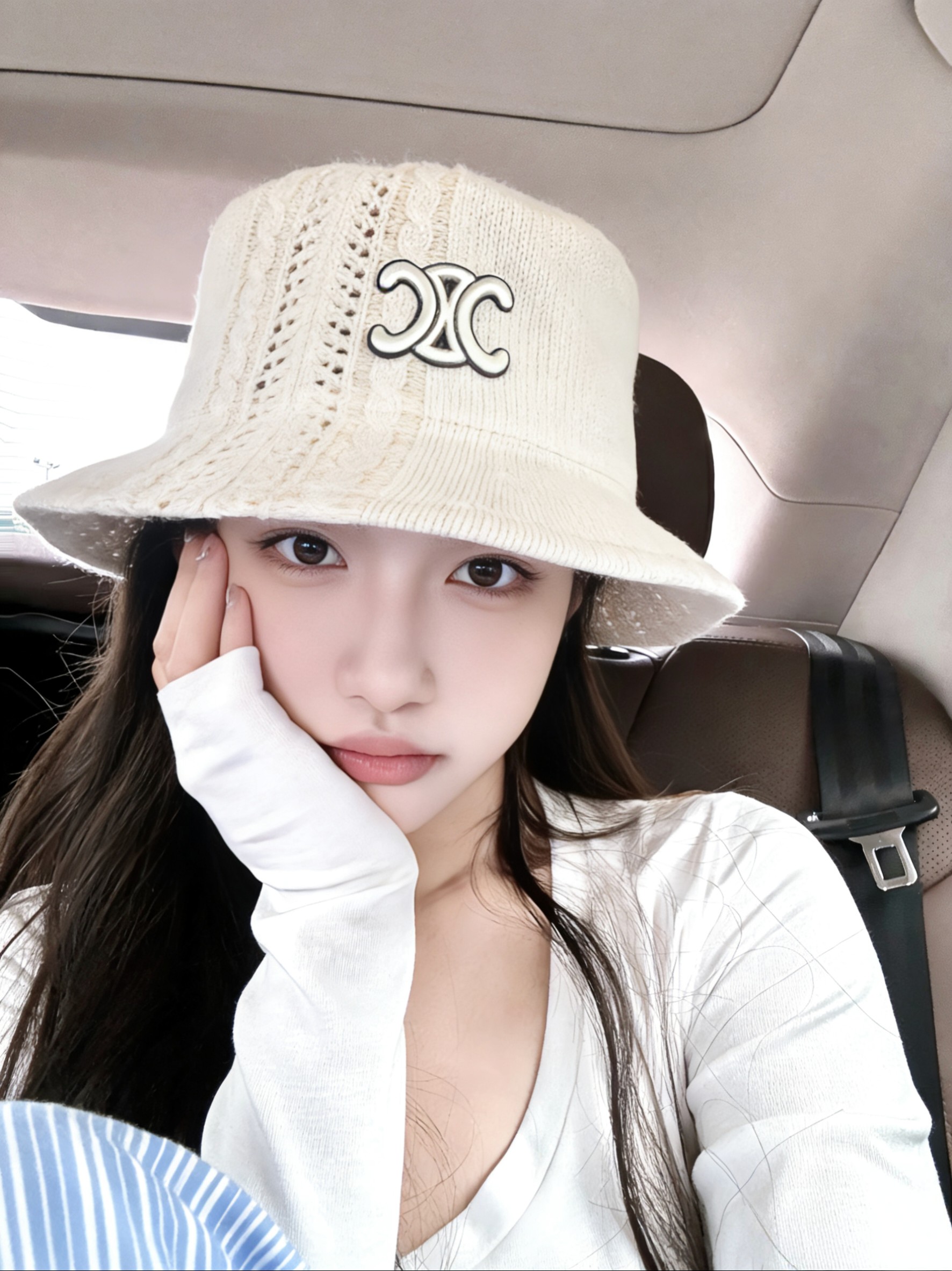 NO:764801,Specially equipped with dust bag [CELINE Celine] 2026 new irregular pattern flat top hat, retro simple style, versatile and warm, adjustable rope hat, straw hat, fisherman hat, baseball cap, hat, celine, celine, espadrilles, hats19860909特配防尘袋【CELINE赛琳】2026新款不规则纹路平顶礼帽 复古简约款、百搭保暖 有调节绳帽子草帽渔夫帽棒球帽,帽子,celine,celine,espadrilles,hats,hat