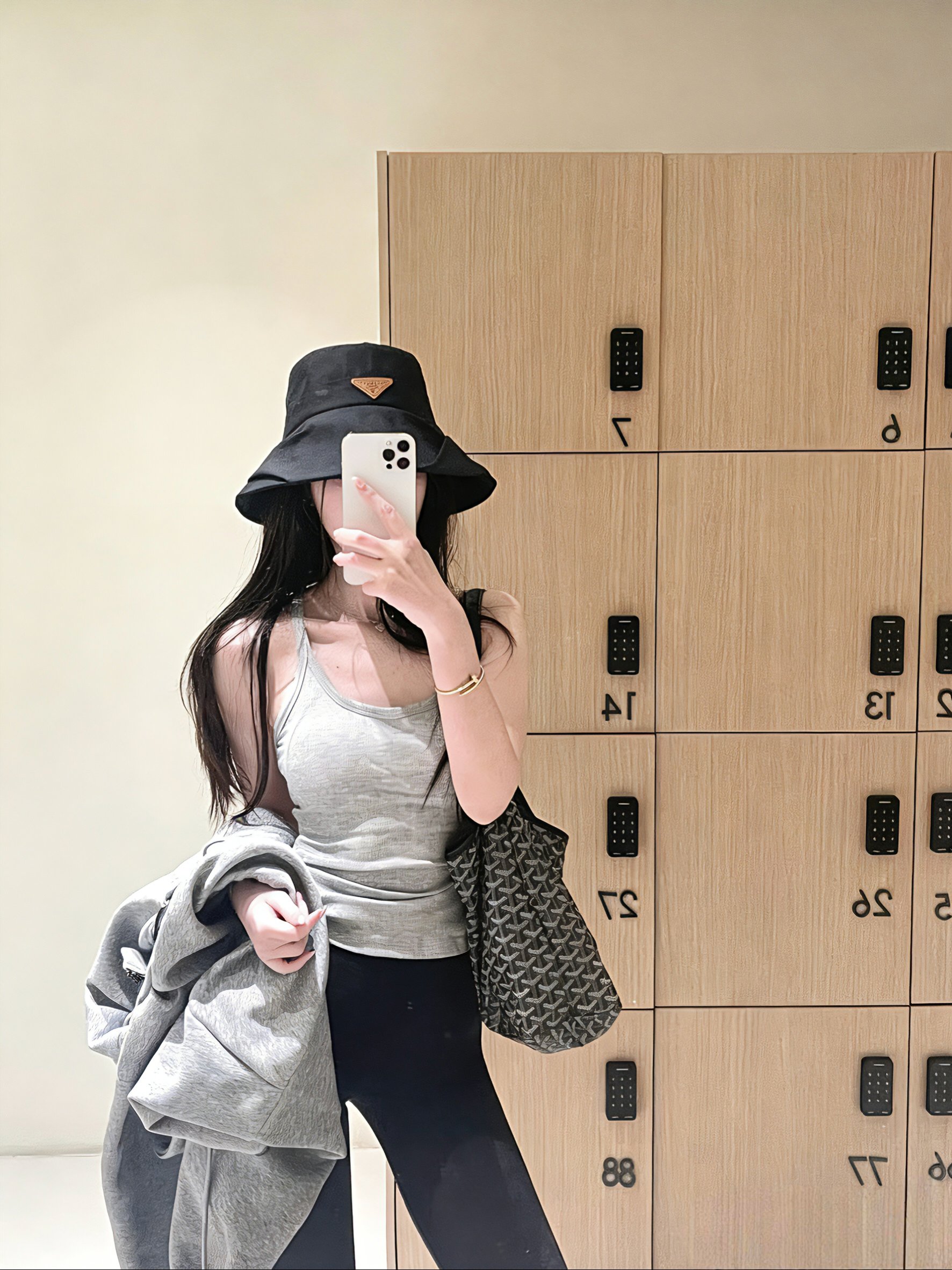 💛配防尘袋【Prada普拉达】2026新款棉麻轻便款渔夫帽，🔆百搭日常款～休闲出街#