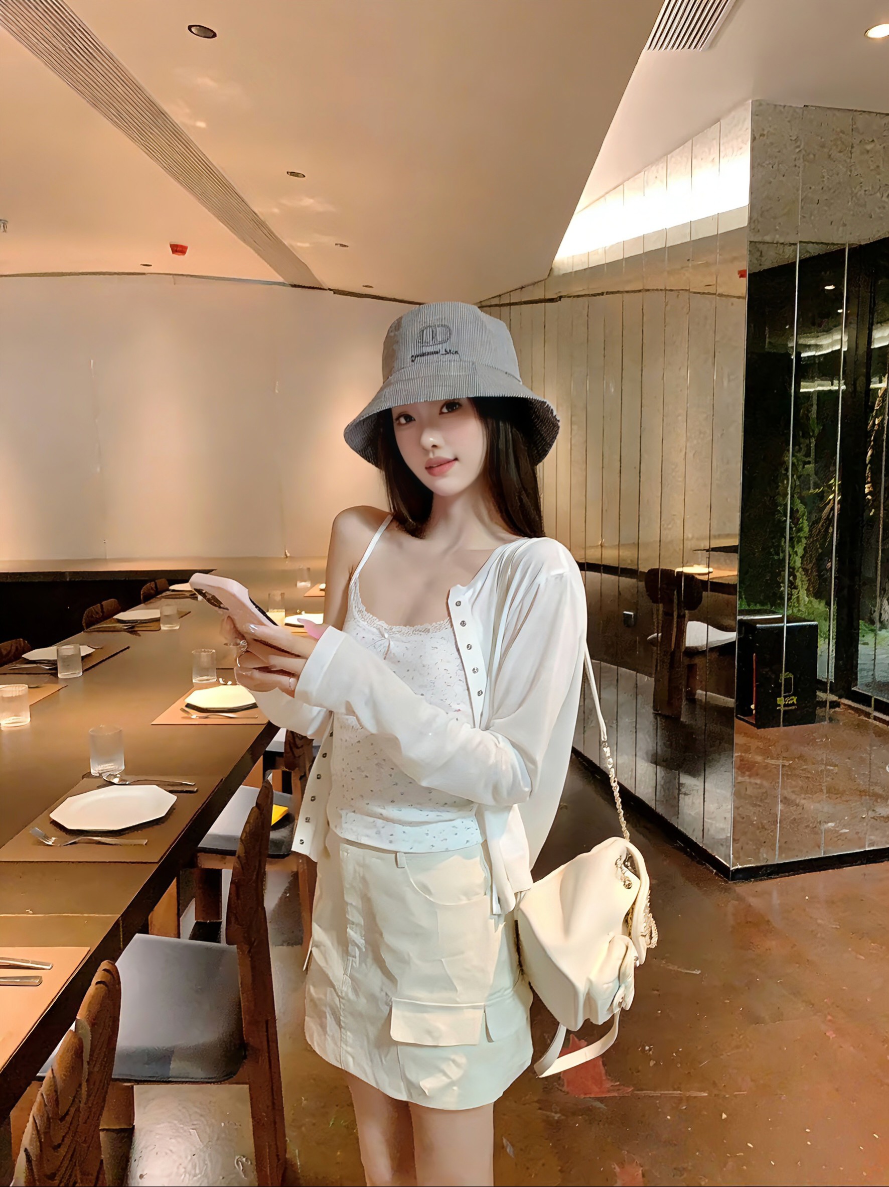 💛配防尘袋【DIOR迪奥】2026新款独家蝴蝶结大沿渔夫帽，🔆百搭日常款～休闲出街#