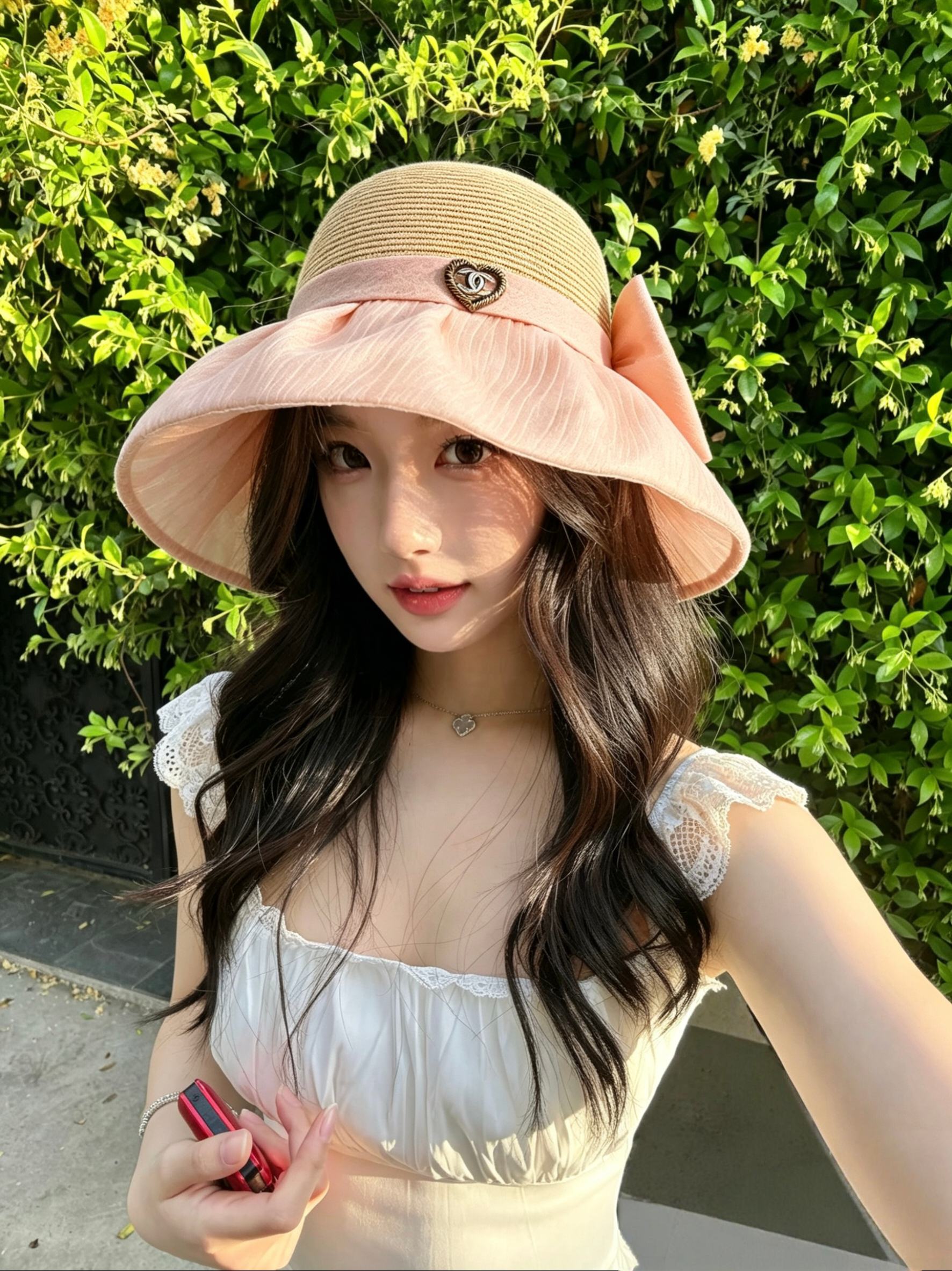 💛配防尘袋【CHANEL香奈儿】2026新款拼接大沿遮阳编织渔夫帽独特设计～度假首选