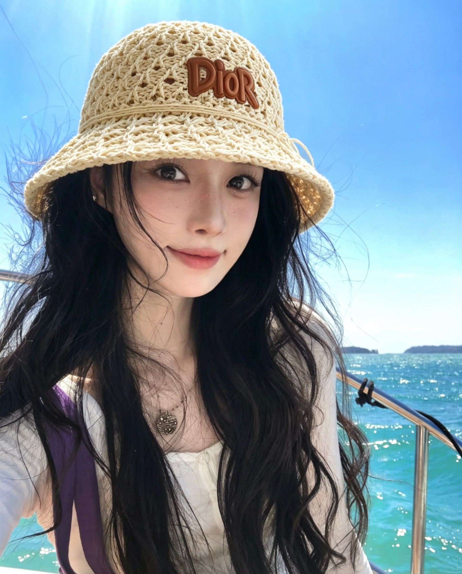 特💛配防尘袋【DIOR迪奥】2026春夏新款草编度假渔夫帽草帽，独特设计～复古文艺的一款