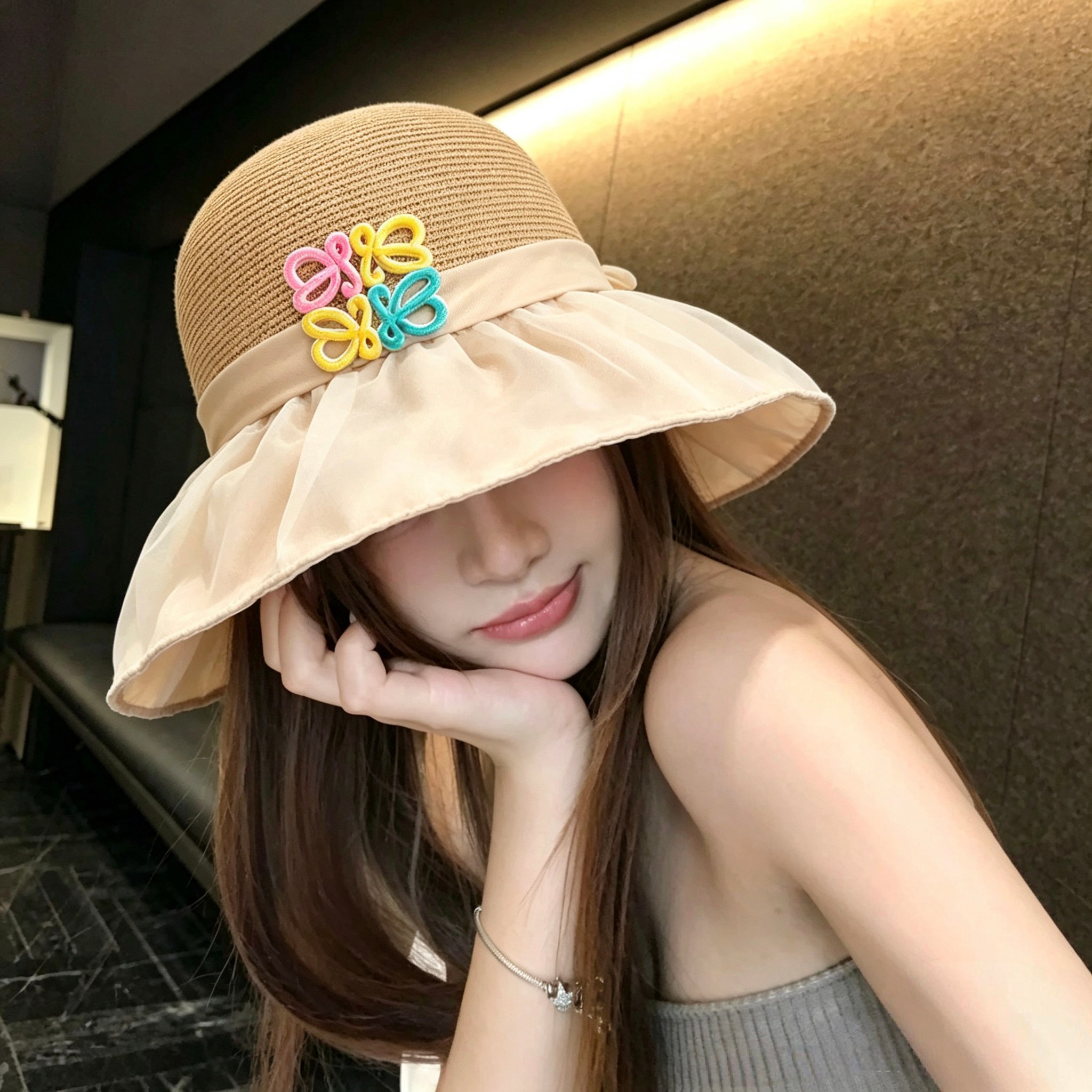 💛配防尘袋【LOEWE罗意威】2026新款编织款渔夫帽，🔆百搭日常款～休闲出街#