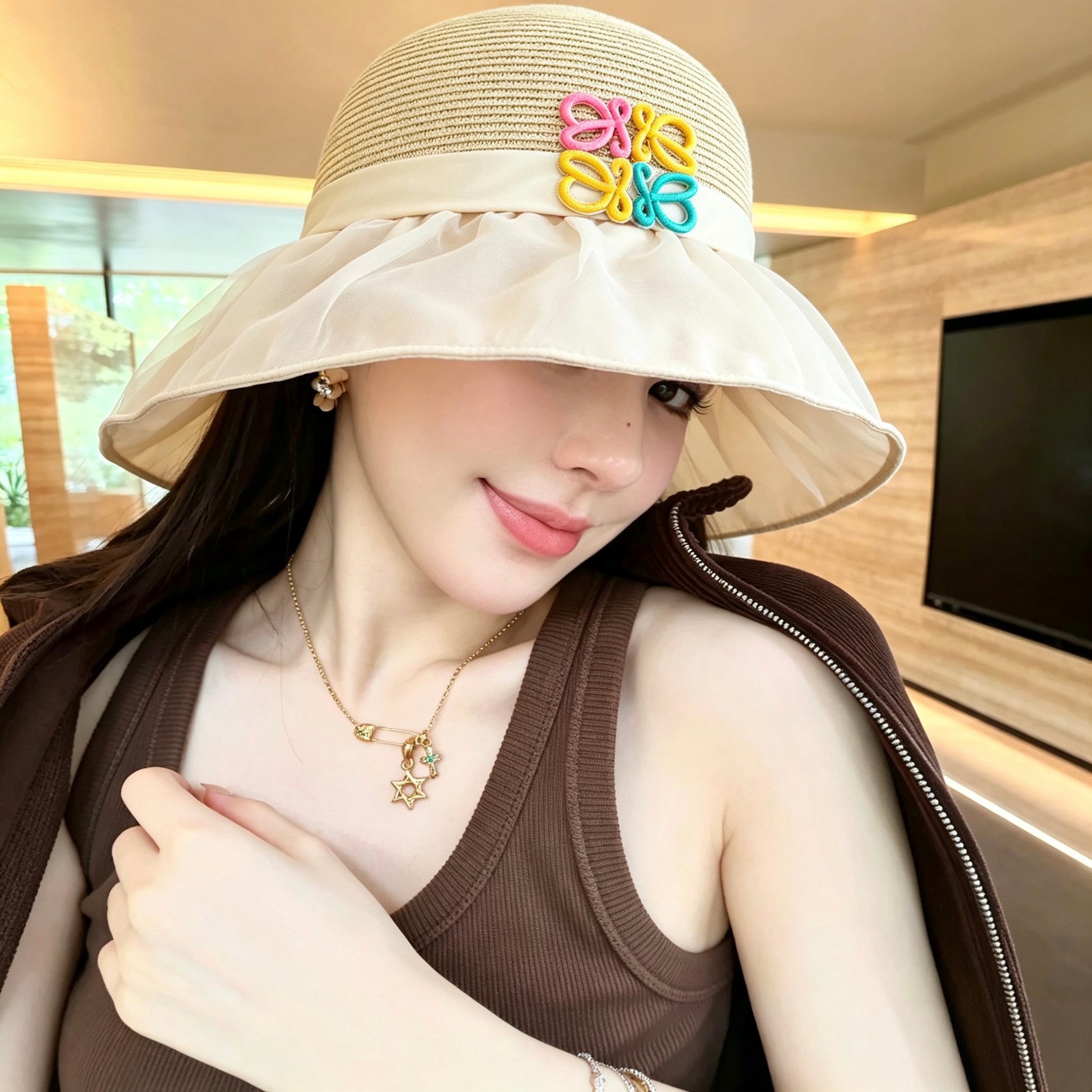 💛配防尘袋【LOEWE罗意威】2026新款编织款渔夫帽，🔆百搭日常款～休闲出街#