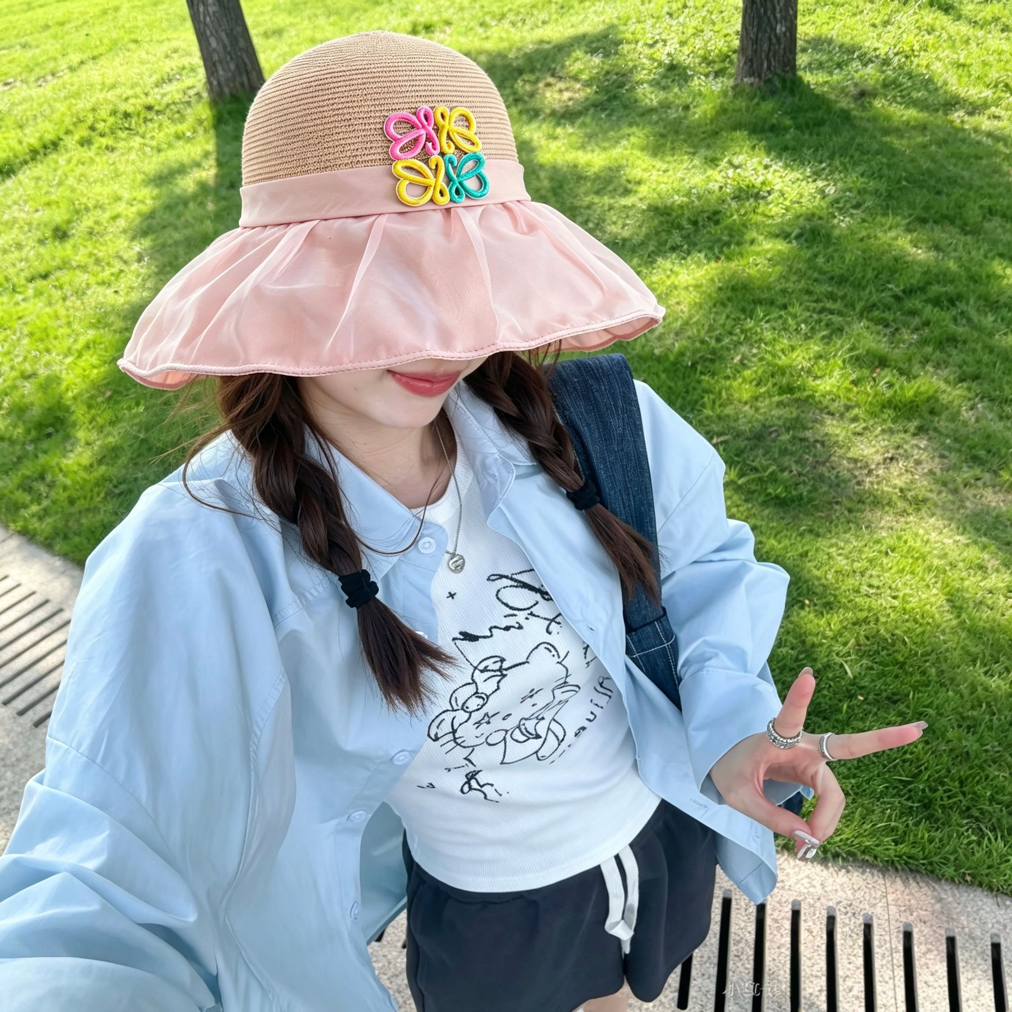 💛配防尘袋【LOEWE罗意威】2026新款编织款渔夫帽，🔆百搭日常款～休闲出街#