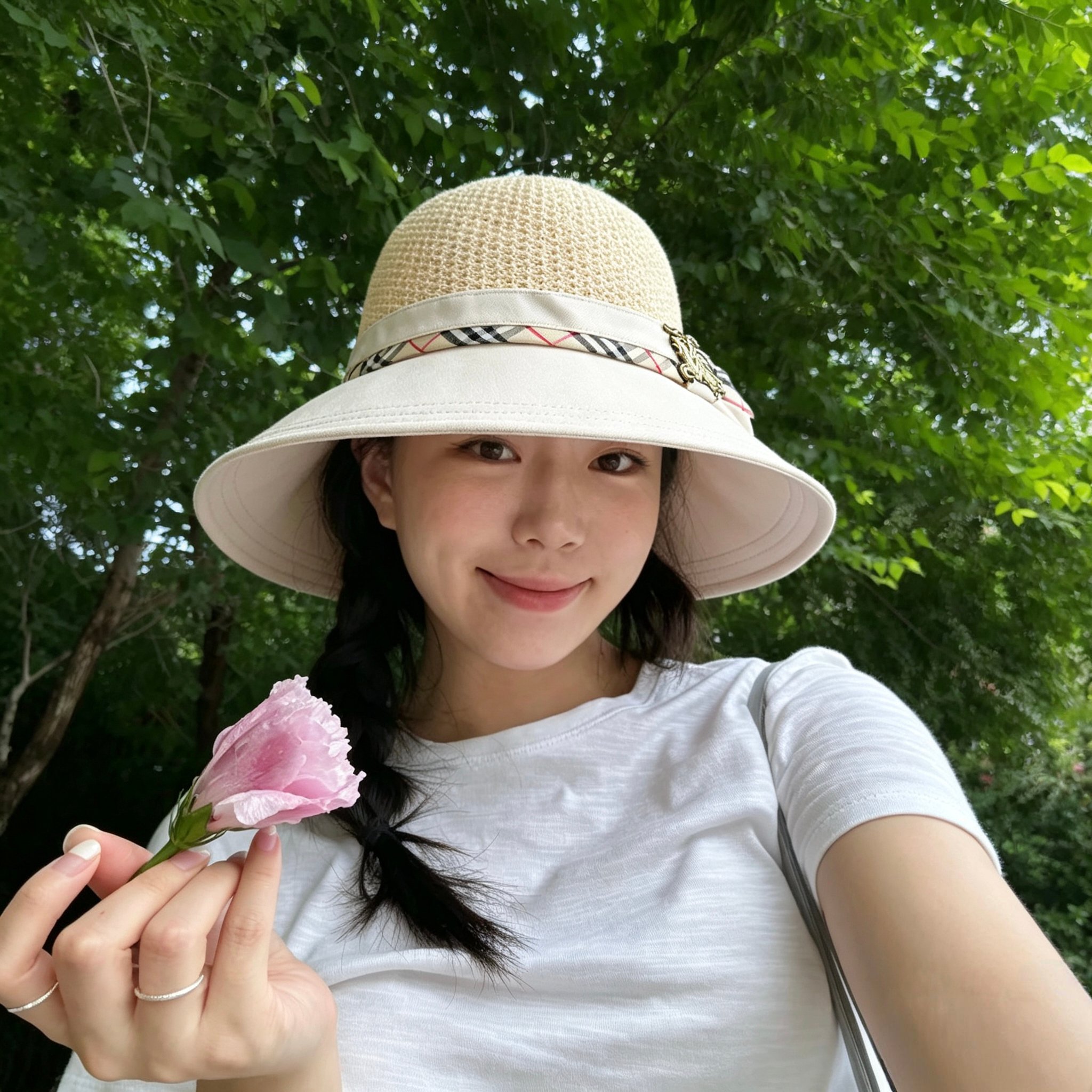 💛配防尘袋【Burberry巴宝莉】2026新款条纹编织款渔夫帽，🔆百搭日常款～休闲出街#