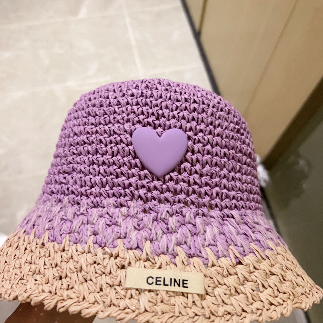 💛配防尘袋【Celine赛琳】2026新款度假彩虹甜酷风渔夫帽，大牌款超好搭配，赶紧入手！