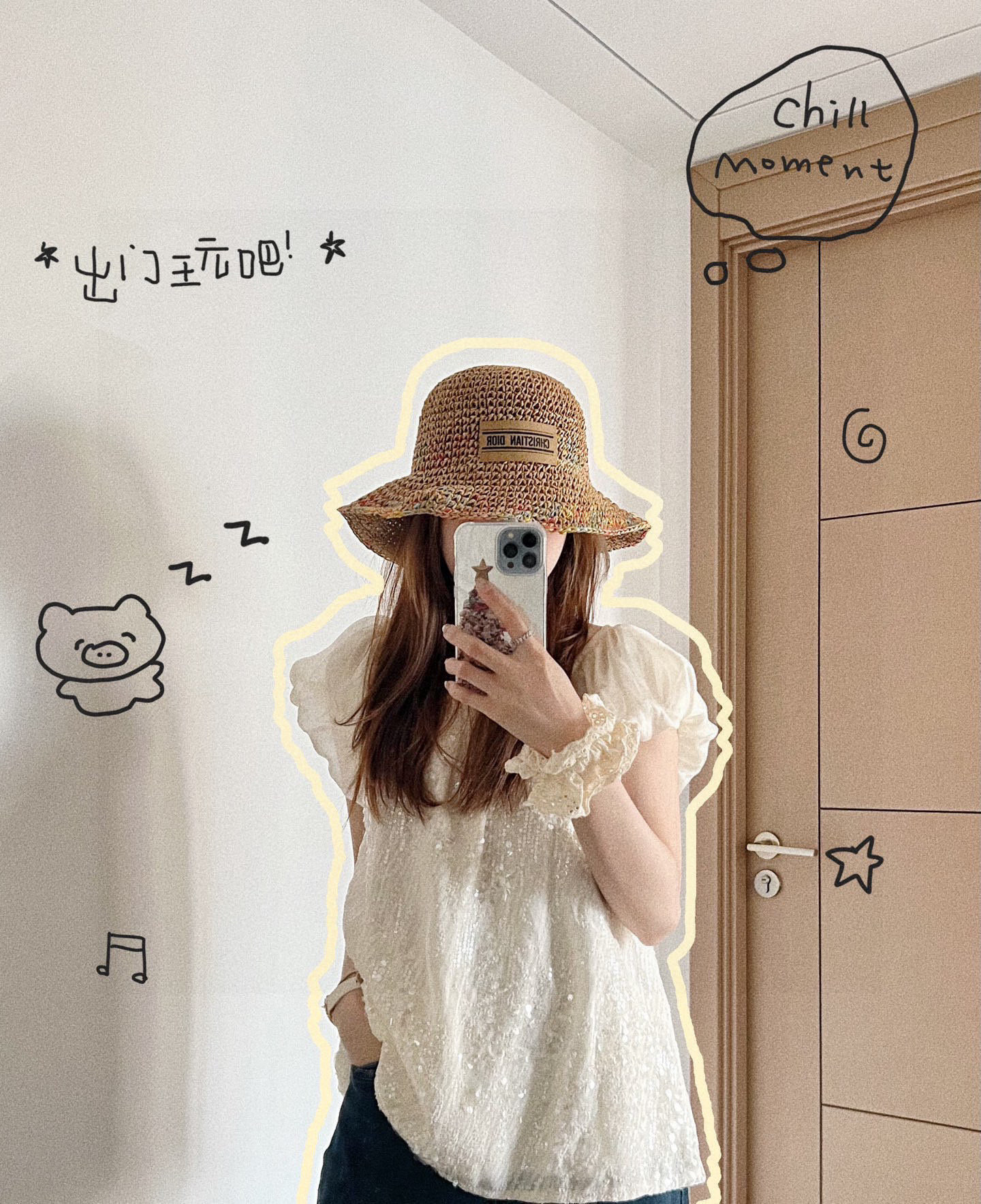 💛配防尘袋【DIOR迪奥】2026春夏新款彩色拼接度假风渔夫帽，🔆百搭日常款～出街必备