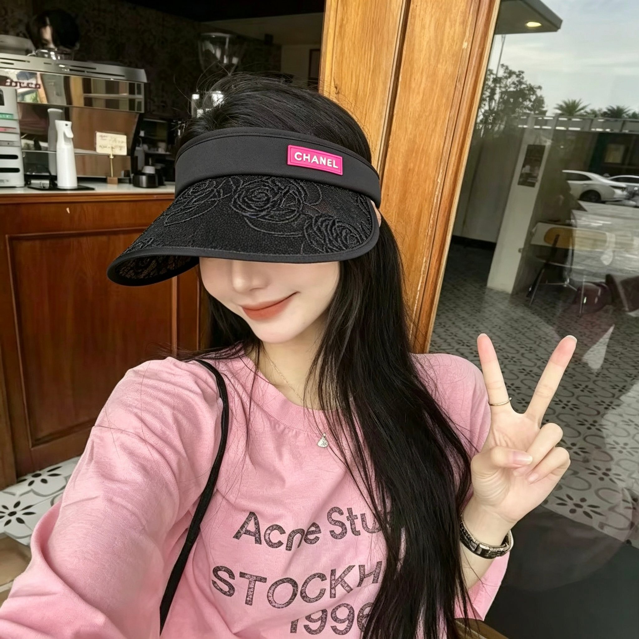 💛配防尘袋 【Chanel香奈儿】2026新款独家小香风大沿遮阳帽空顶帽，🔆遮阳百搭～休闲出街神器