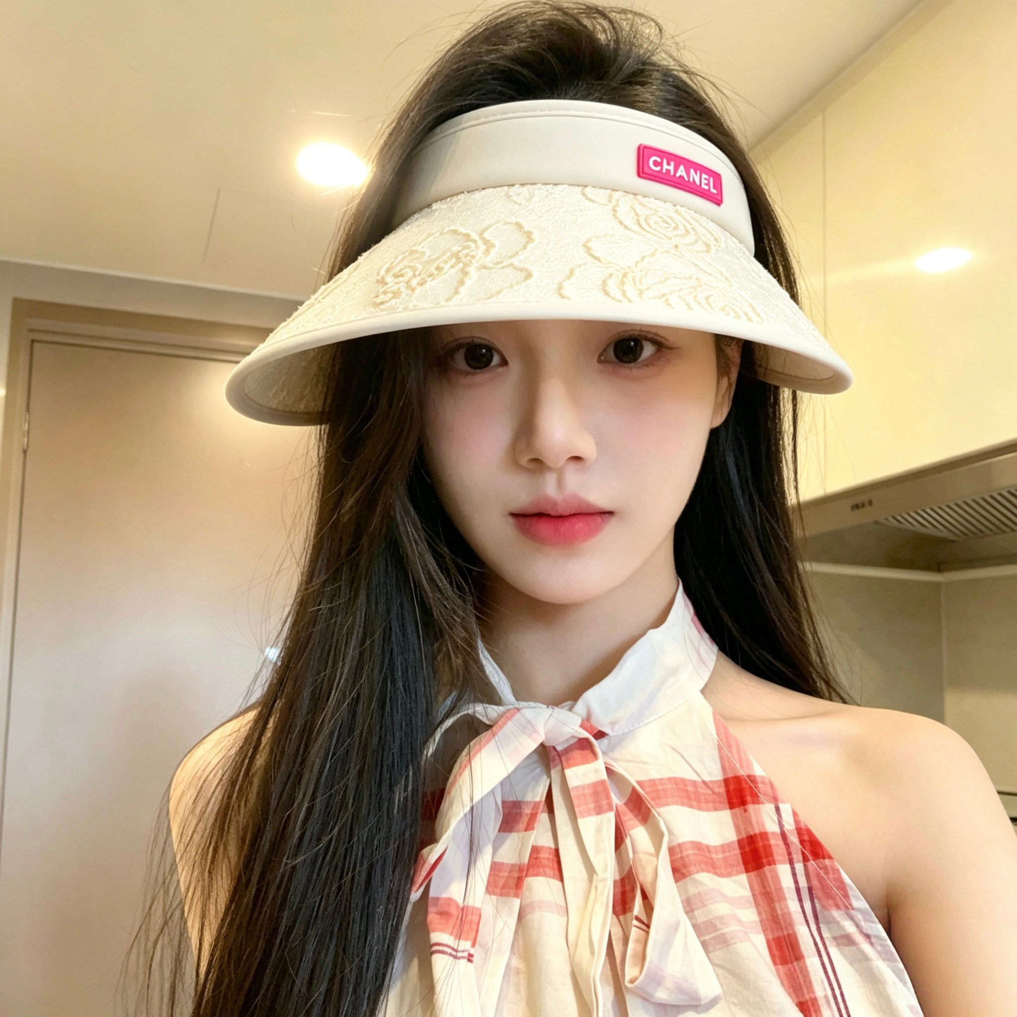 💛配防尘袋 【Chanel香奈儿】2026新款独家小香风大沿遮阳帽空顶帽，🔆遮阳百搭～休闲出街神器