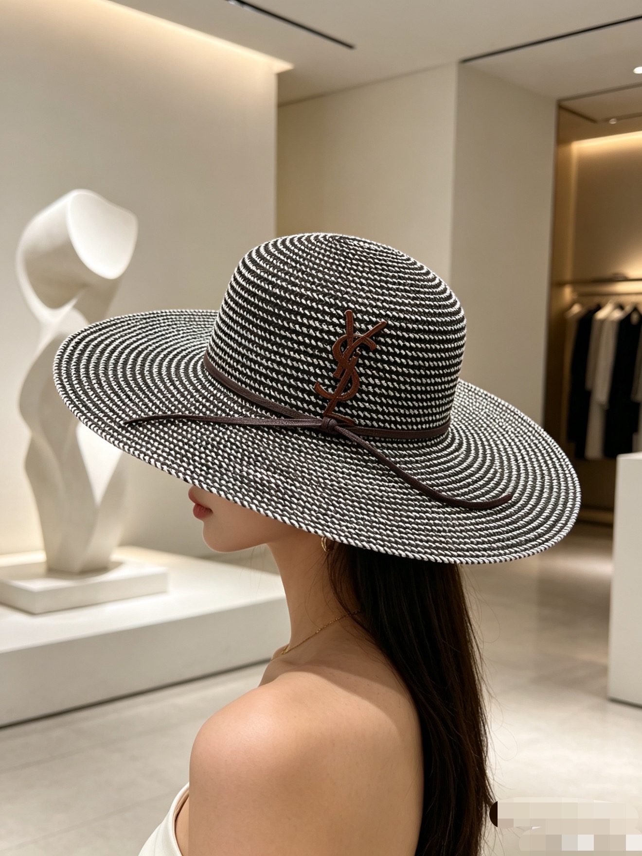 NO:883477,Special offer with dust bag. [YSL Yves Saint Laurent] 2026 new style dome small fragrant straw hat with large brim, sun protection and easy to match, a single item for travel, straw hat, fisherman hat, baseball cap, hat, saint laurent, saint laurent, espadrilles, hats19860909特价配防尘袋.【YSL圣罗兰】2026新款圆顶小香风大沿草帽,遮阳又好搭,出街旅行单品帽子草帽渔夫帽棒球帽,帽子,saint laurent,saint laurent,espadrilles,hats,hat