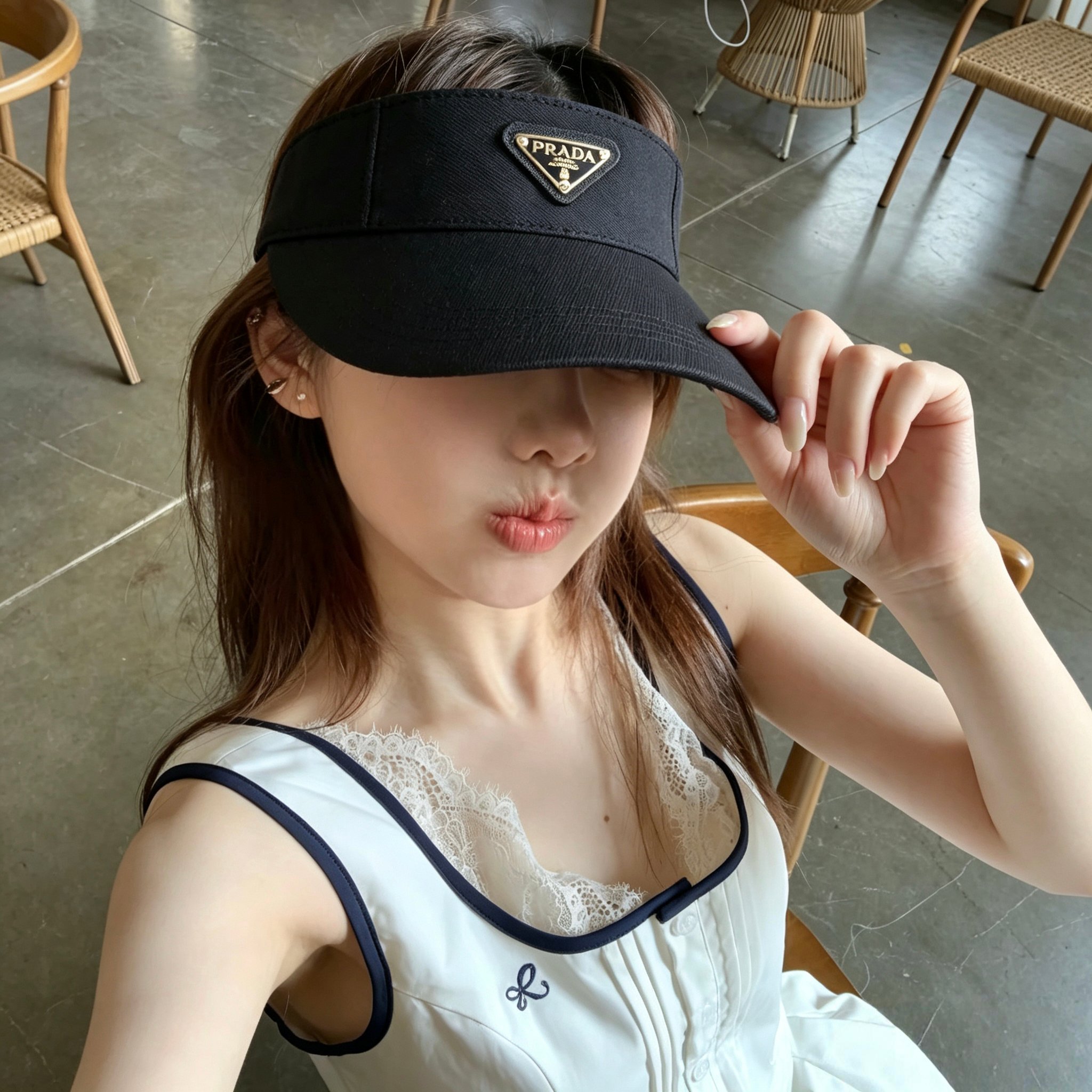 NO:927900,Specially equipped with dust bag [PRADA] 2026 new exclusive triangular logo sun visor empty top hat, sun visor and versatile ~ casual street hat straw hat fisherman hat baseball cap, hat, prada, prada, espadrilles, hats19860909特配防尘袋【PRADA普拉达】2026新款独家三角标遮阳帽空顶帽,遮阳百搭～休闲出街神器帽子草帽渔夫帽棒球帽,帽子,prada,prada,espadrilles,hats,hat