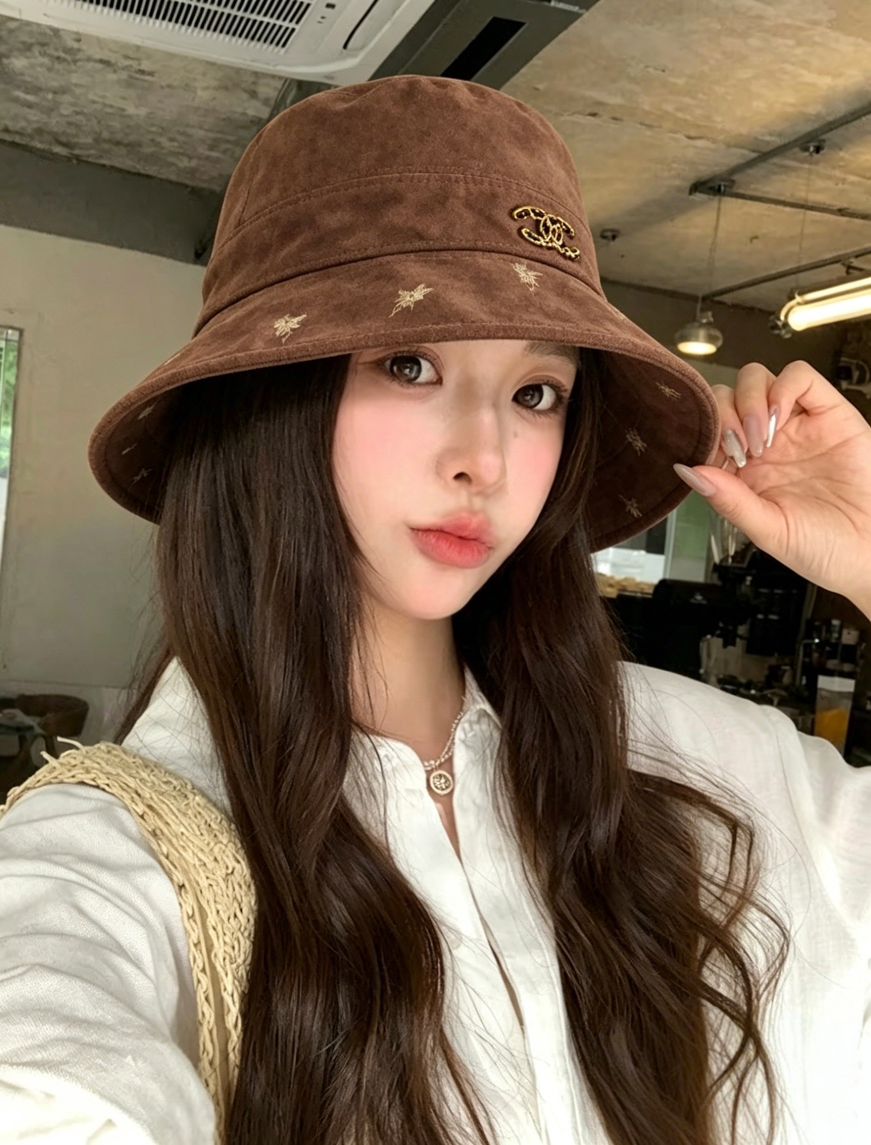 💛配防尘袋【CHANEL香奈儿】2026新款秋冬新款不规则款渔夫帽，🔆百搭日常款～休闲出街#