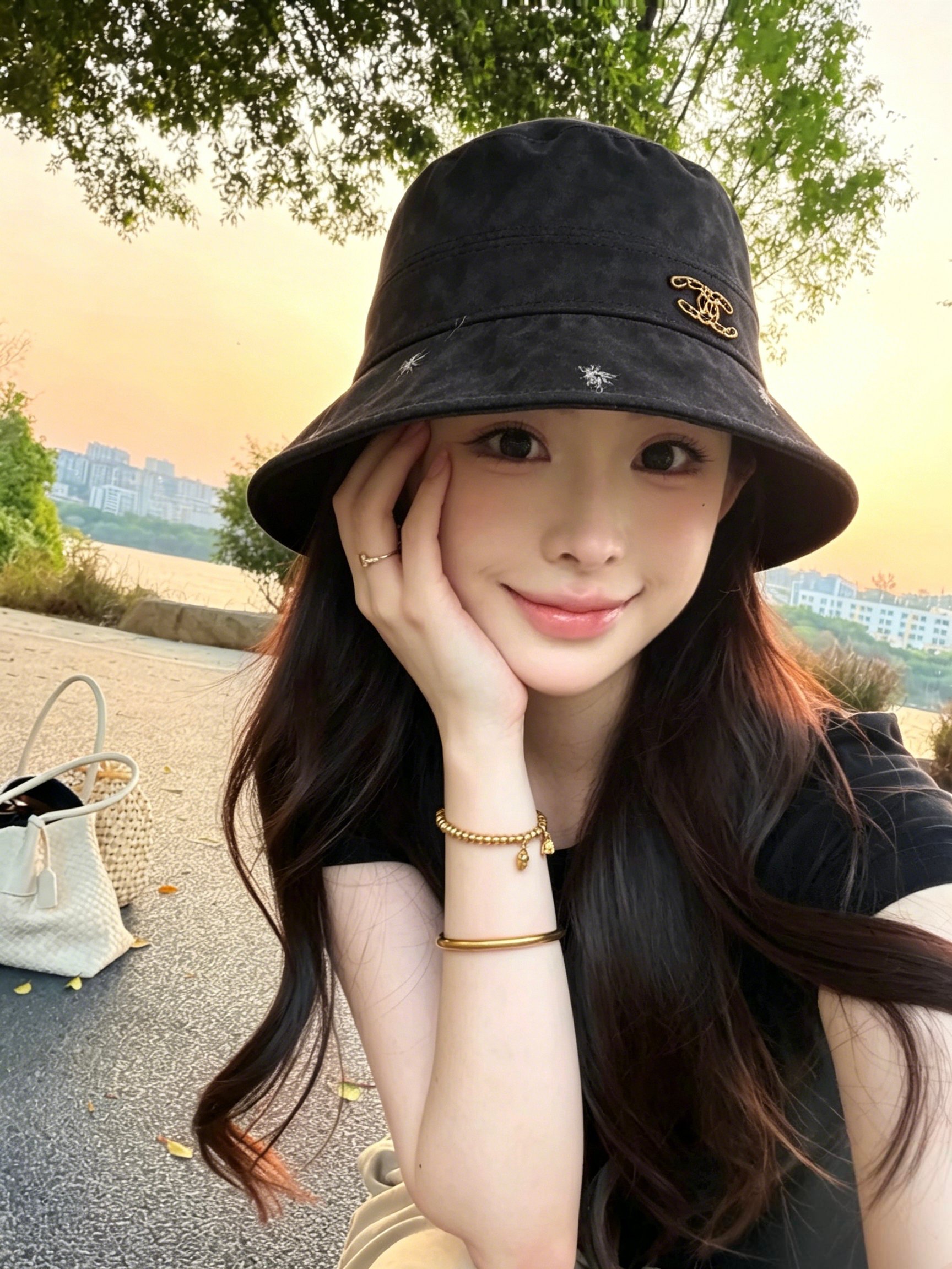 💛配防尘袋【CHANEL香奈儿】2026新款秋冬新款不规则款渔夫帽，🔆百搭日常款～休闲出街#