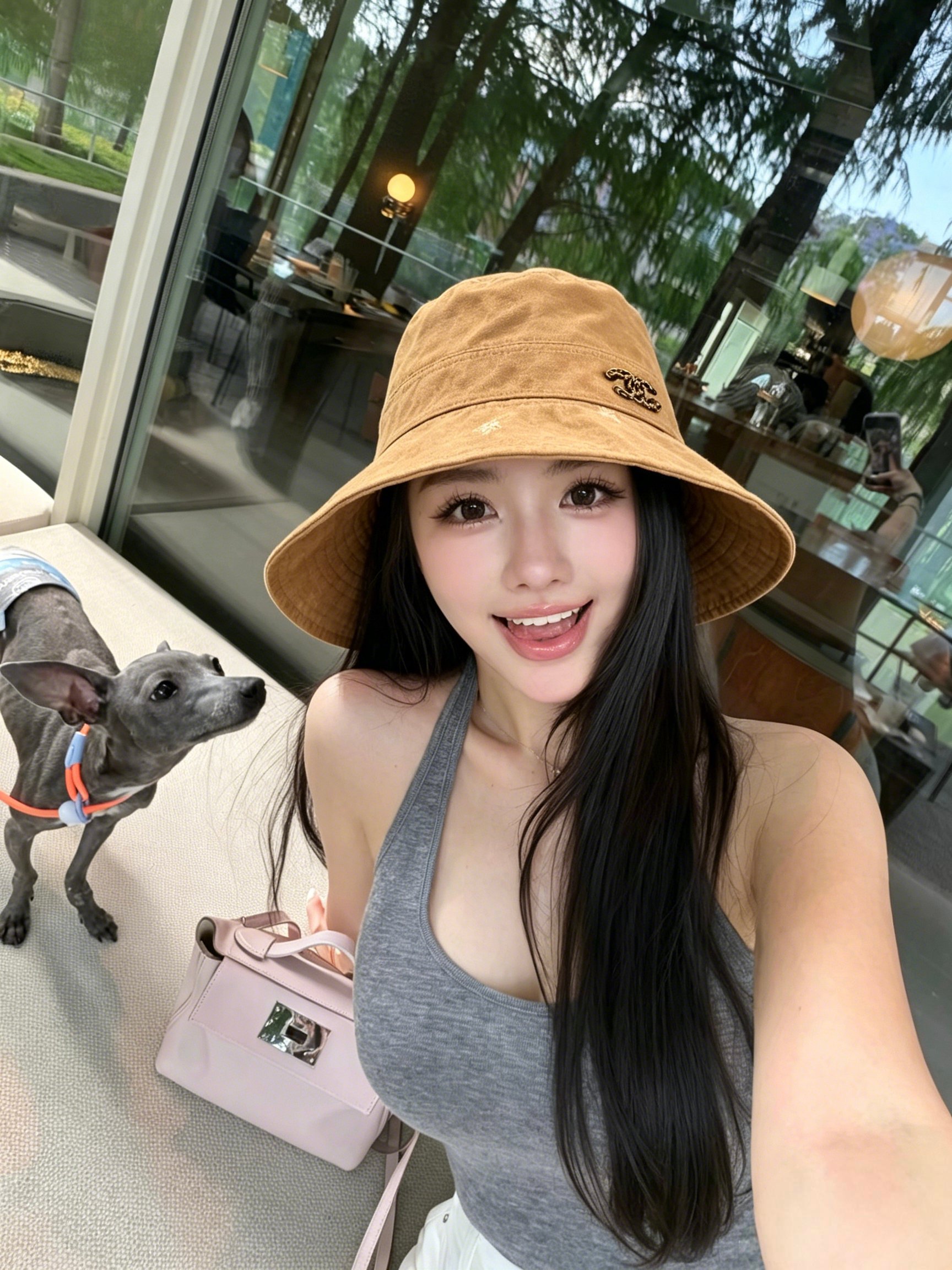 💛配防尘袋【CHANEL香奈儿】2026新款秋冬新款不规则款渔夫帽，🔆百搭日常款～休闲出街#
