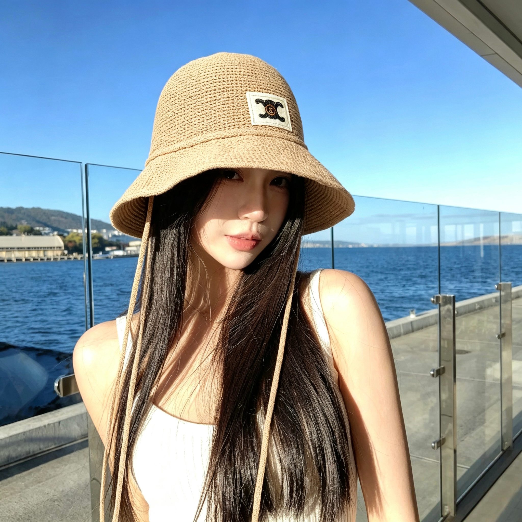 💛配防尘袋【CELINE赛琳】2026新款编织不规则款渔夫帽，🔆百搭日常款～休闲出街#