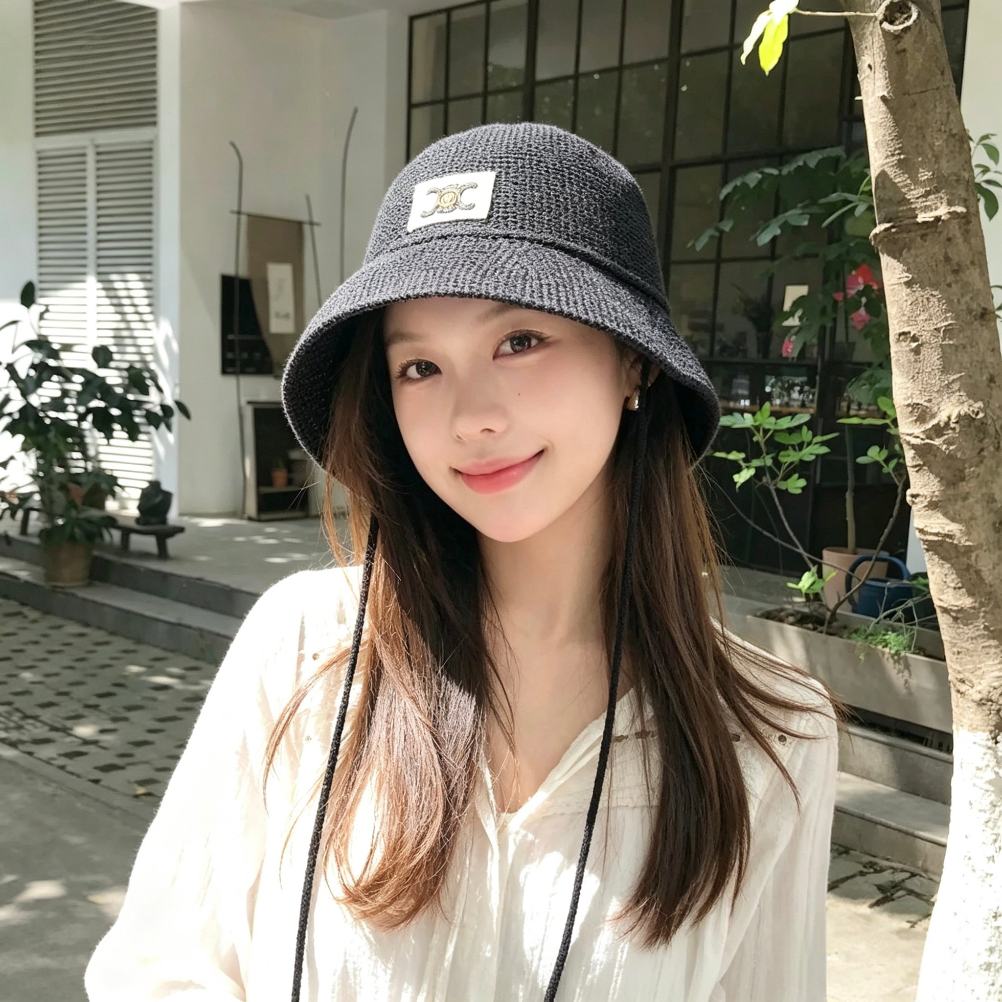 💛配防尘袋【CELINE赛琳】2026新款编织不规则款渔夫帽，🔆百搭日常款～休闲出街#