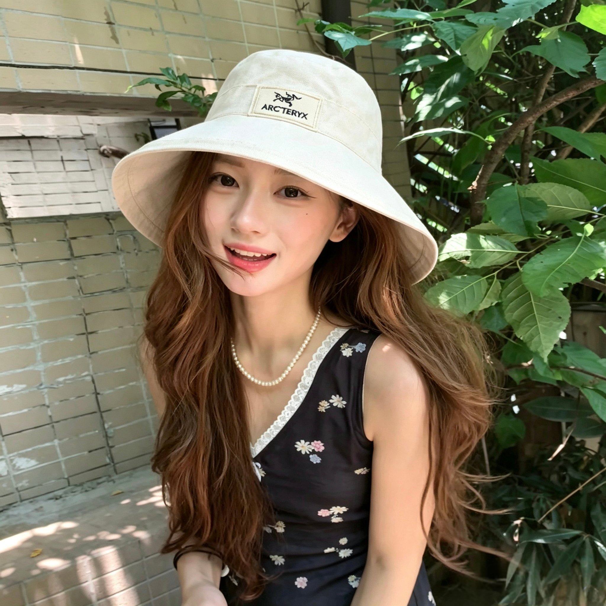💛配防尘袋【始祖鸟】2026新款编织棉麻大沿渔夫帽，🔆百搭日常款～休闲出街#