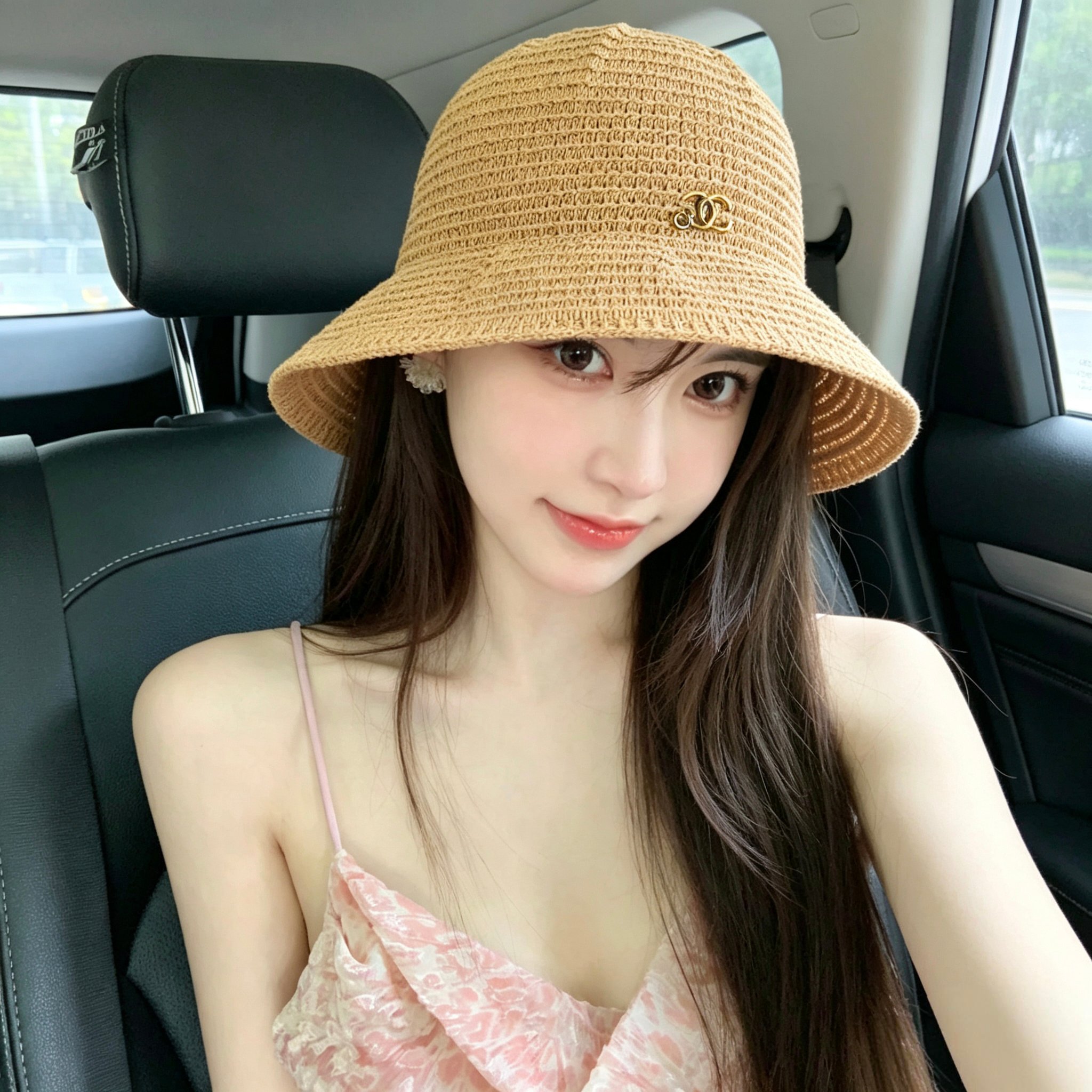 💛配防尘袋【CHANEL香奈儿】2026新款编织小香风渔夫帽，🔆百搭日常款～休闲出街#