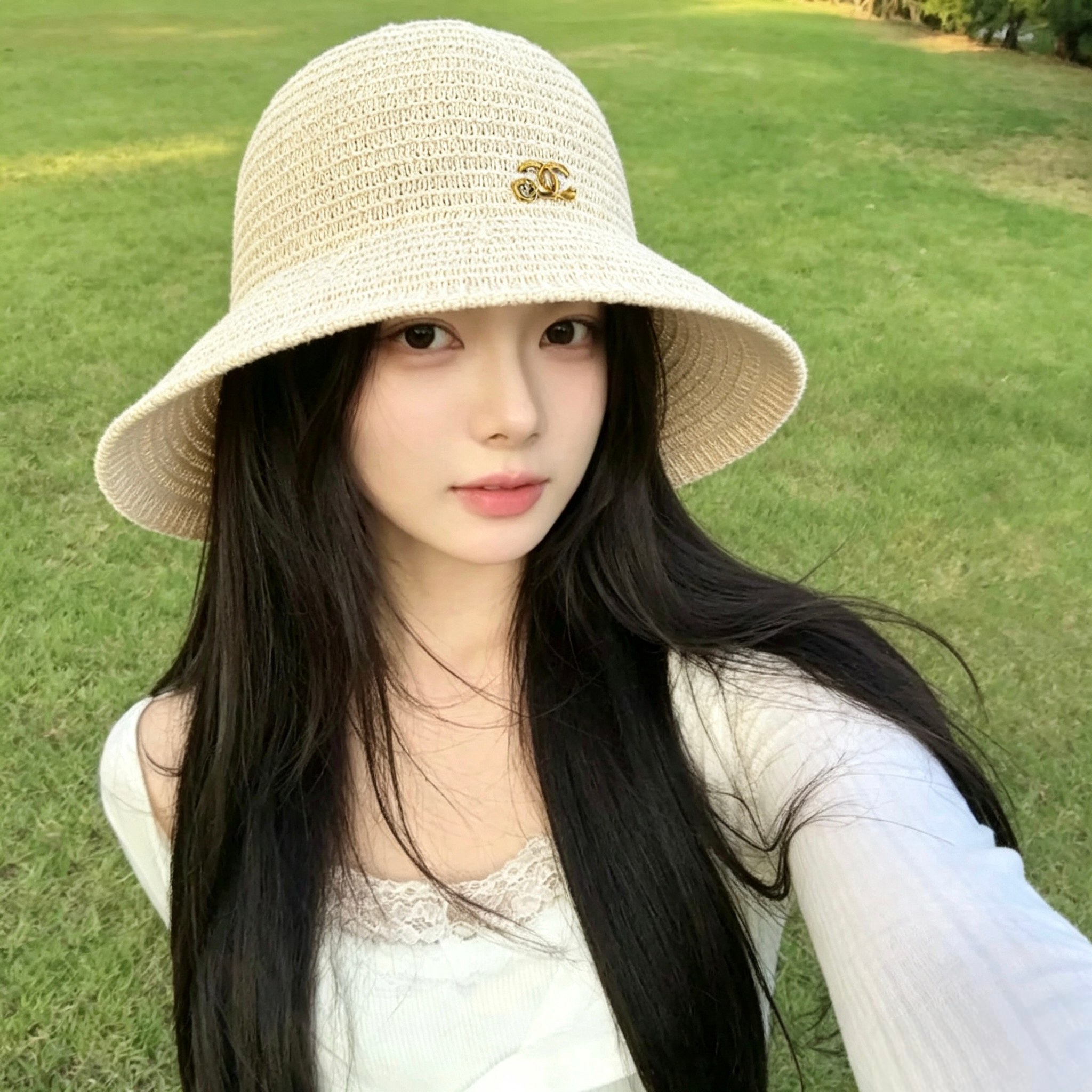 💛配防尘袋【CHANEL香奈儿】2026新款编织小香风渔夫帽，🔆百搭日常款～休闲出街#