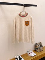Gucci Clothing Sweatshirts Unisex Knitting Wool Fall/Winter Collection Casual