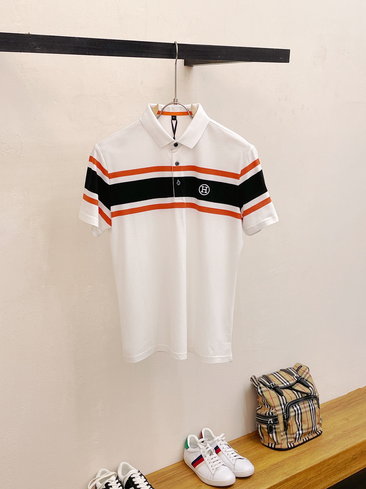Hermes Clothing Polo Knitting Summer Collection Fashion Short Sleeve