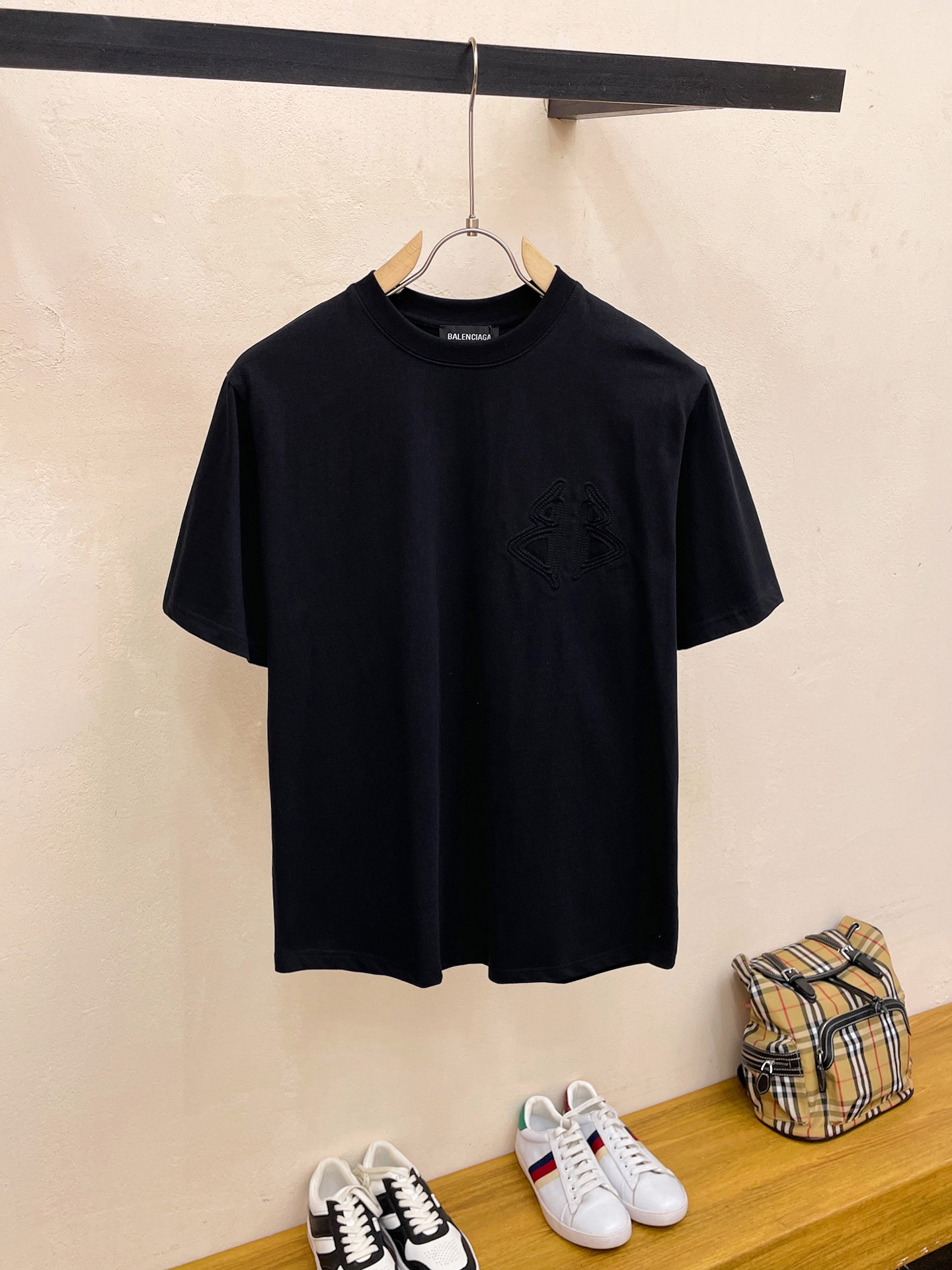 Can you buy replica
 Balenciaga Clothing T-Shirt Black White Cotton Fashion Short Sleeve