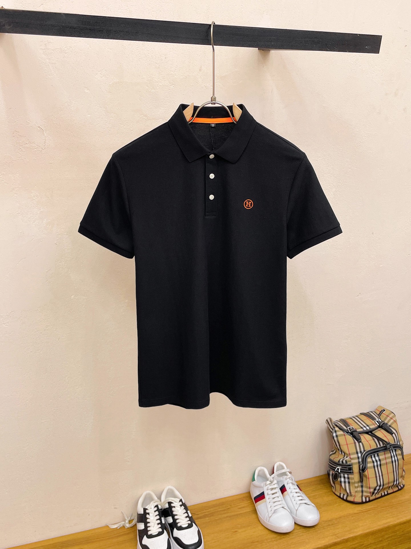 Hermes Clothing Polo Men Cotton Summer Collection Fashion