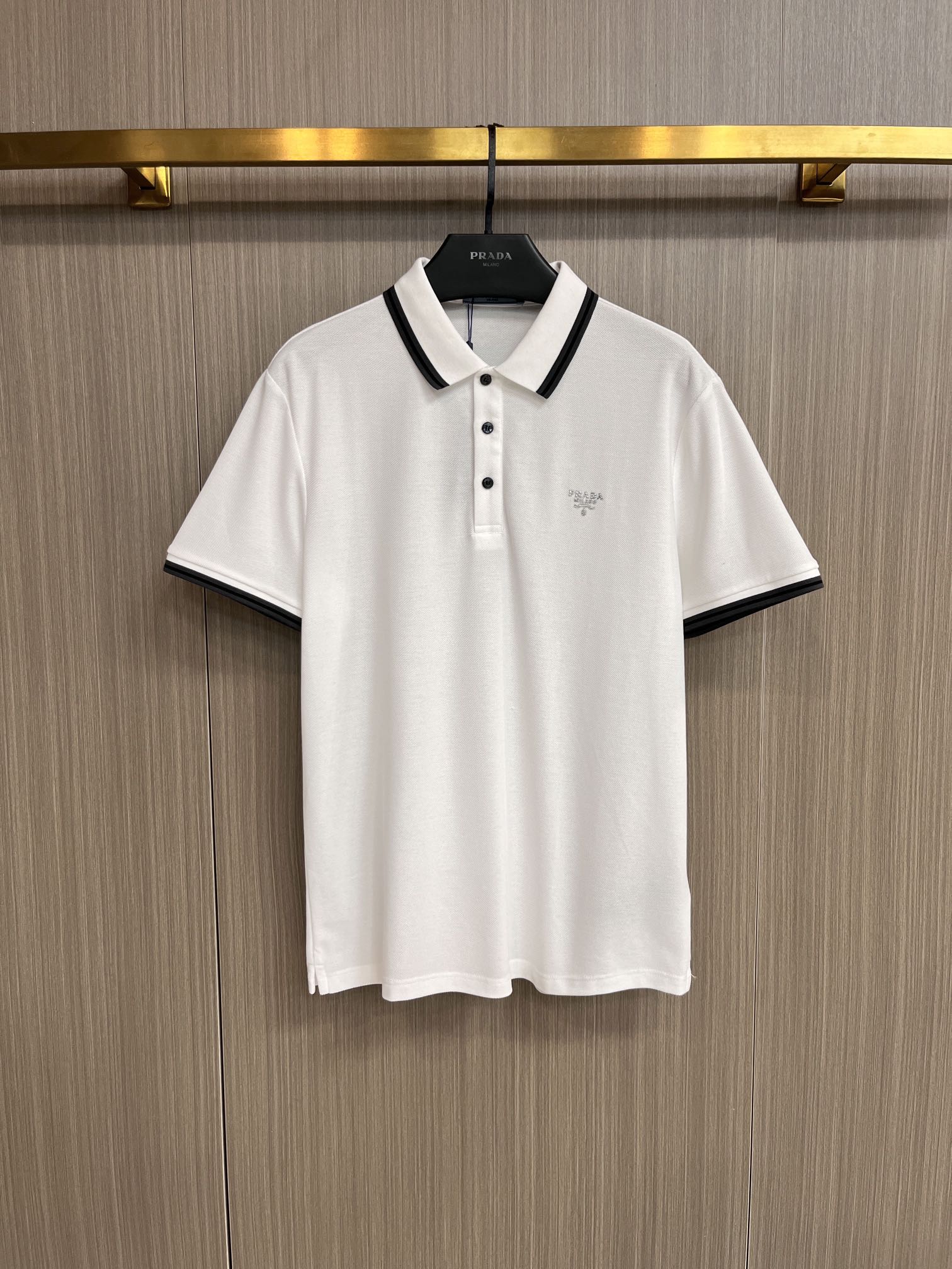 Prada Kleidung Polo Männer Baumwolle Sommerkollektion Fashion