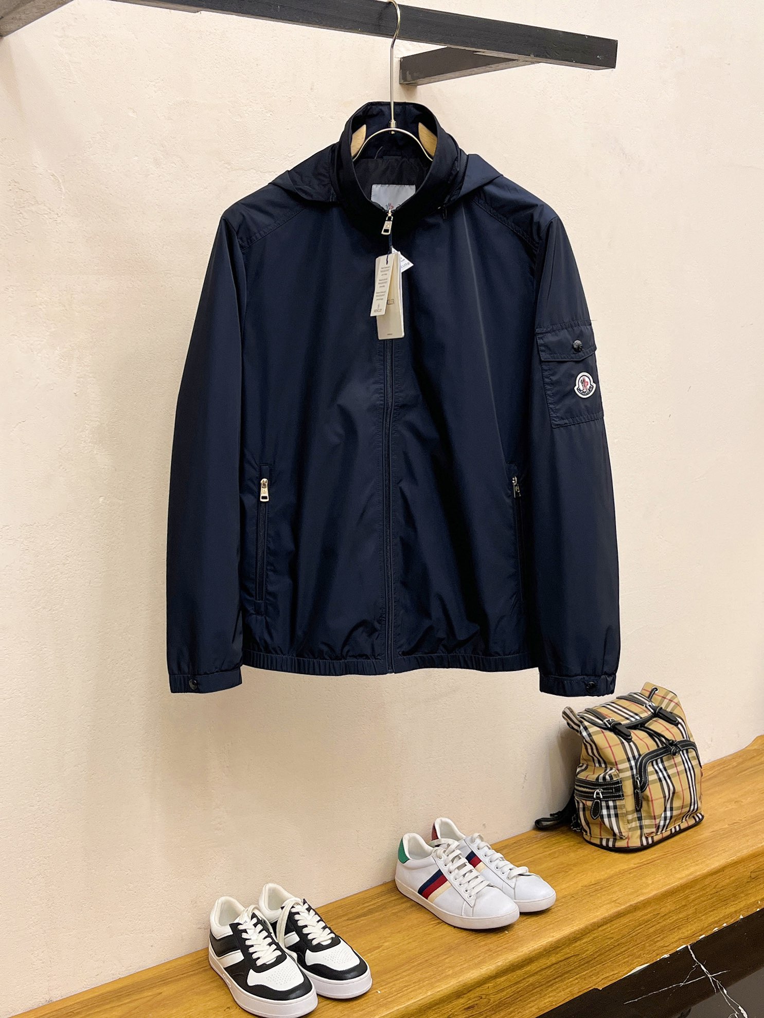 Moncler Clothing Coats & Jackets Black Blue Fall/Winter Collection