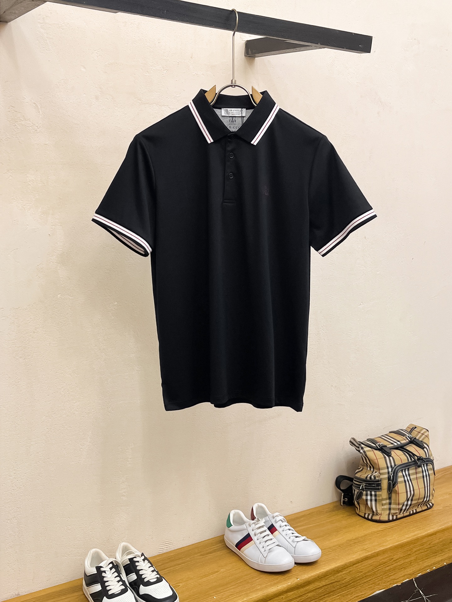 NO:121155,Bruti BC Xinjiang long lint cotton fabric soft, comfortable and breathable 2025 summer limited short-sleeved Polo series -,,T-shirt,alexander wang19860909布鲁提 bc 新疆长绒棉 面料柔软舒适透气 2025 夏季 限量款短袖Polo系列 -,,T-shirt,alexander wang,Men's clothing