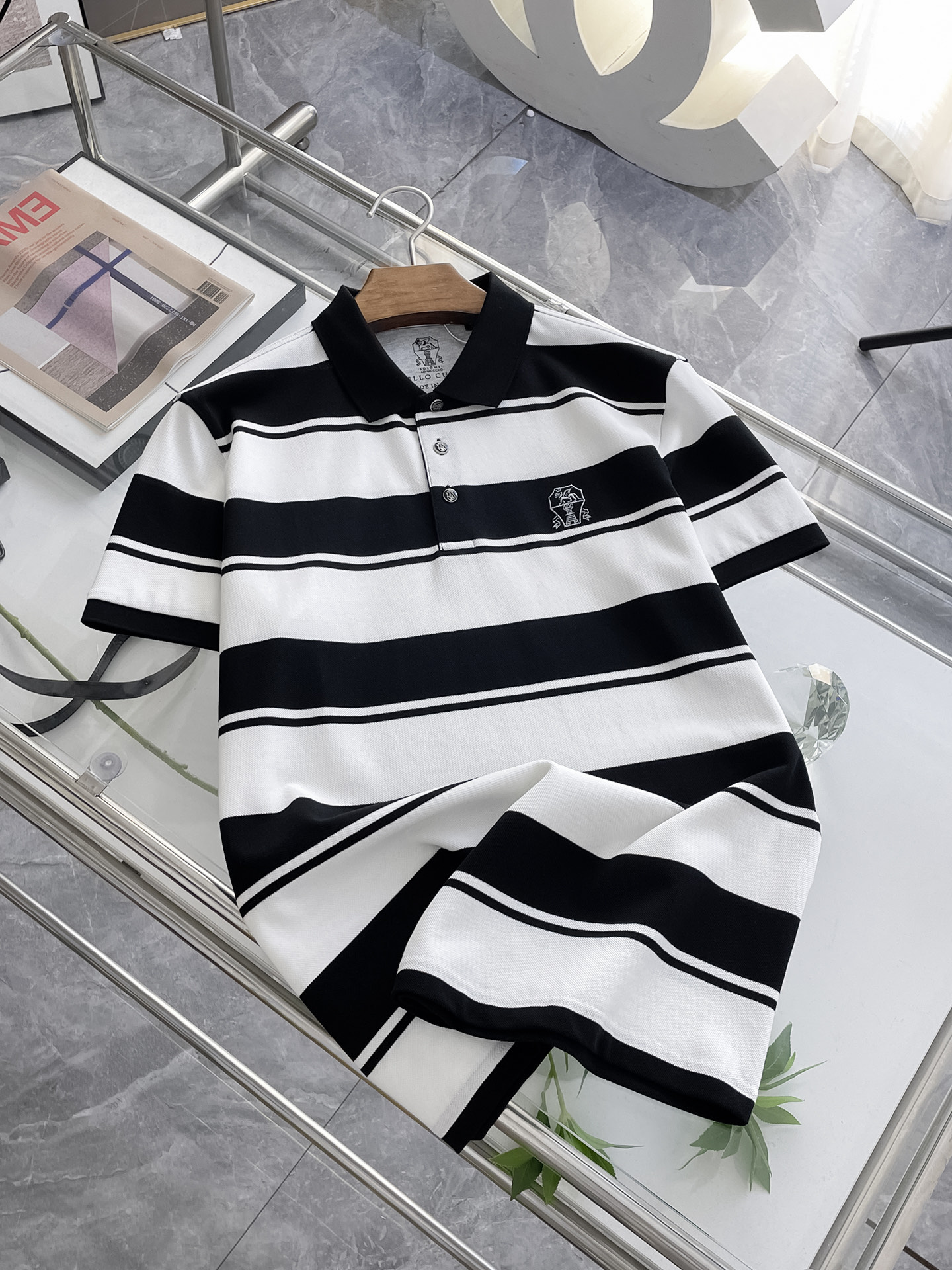 NO:121147,Bruti BC Xinjiang long lint cotton fabric soft, comfortable and breathable 2025 summer limited short-sleeved Polo series -,,T-shirt,alexander wang19860909布鲁提bc 新疆长绒棉 面料柔软舒适透气 2025 夏季 限量款短袖Polo系列 -,,T-shirt,alexander wang,Men's clothing