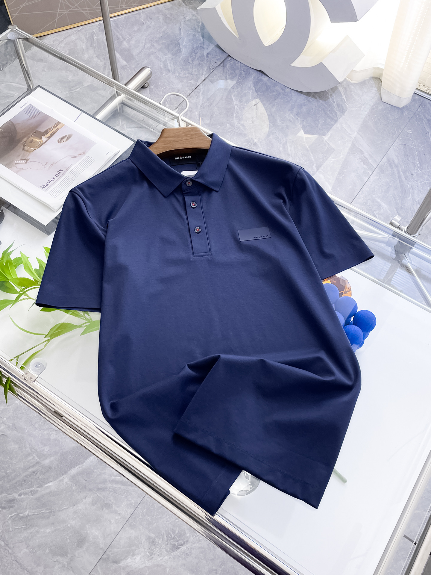 p kiton 高级定制 平纹面料柔软舒适透气\n 夏季 限量款短袖Polo系列\n：-xl