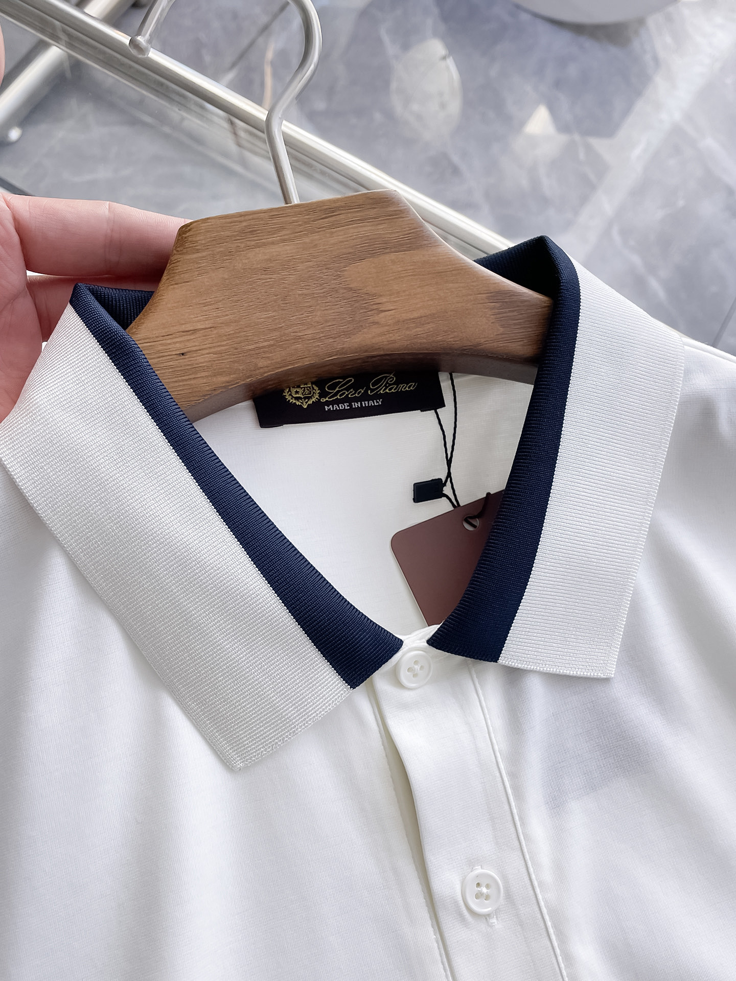 L P 高级定制 平纹面料柔软舒适透气2025 夏季 限量款短袖Polo系列𝗦𝗜𝗭𝗘：𝗠-3xl