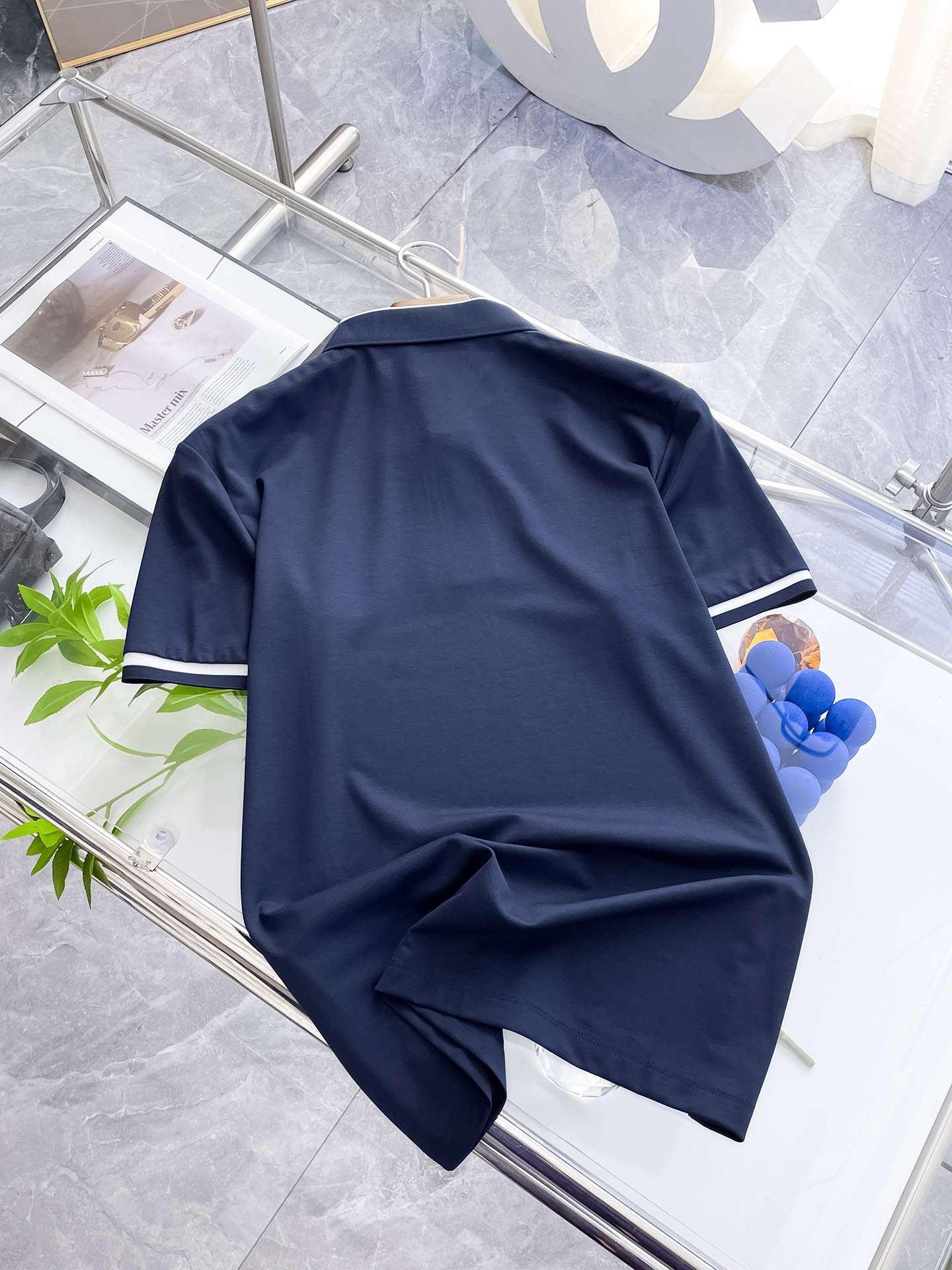 L P 高级定制 平纹面料柔软舒适透气2025 夏季 限量款短袖Polo系列𝗦𝗜𝗭𝗘：𝗠-3xl