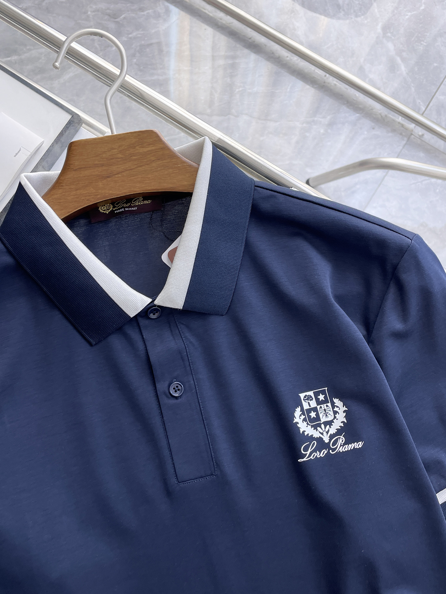 L P 高级定制 平纹面料柔软舒适透气2025 夏季 限量款短袖Polo系列𝗦𝗜𝗭𝗘：𝗠-3xl