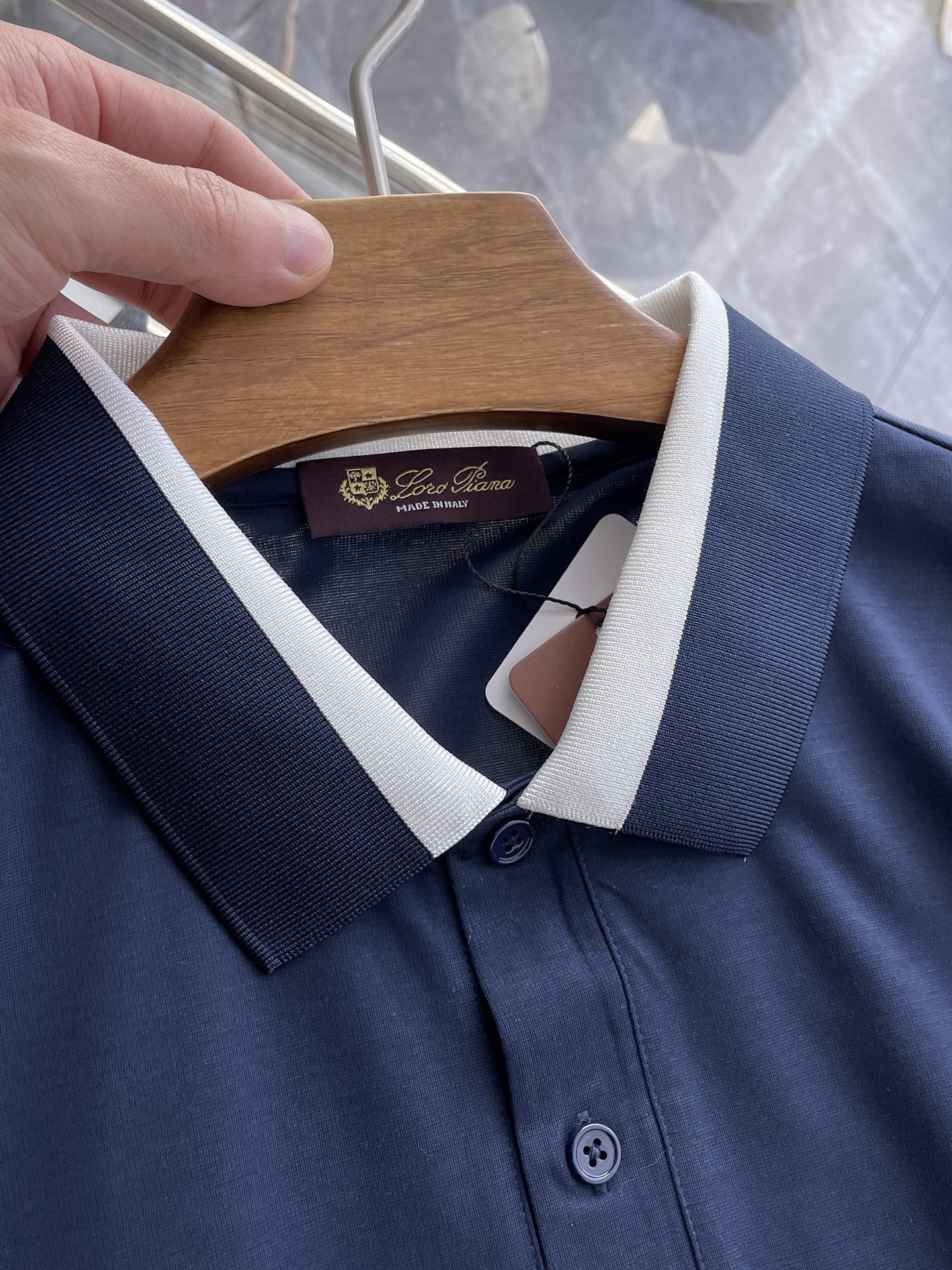 L P 高级定制 平纹面料柔软舒适透气2025 夏季 限量款短袖Polo系列𝗦𝗜𝗭𝗘：𝗠-3xl