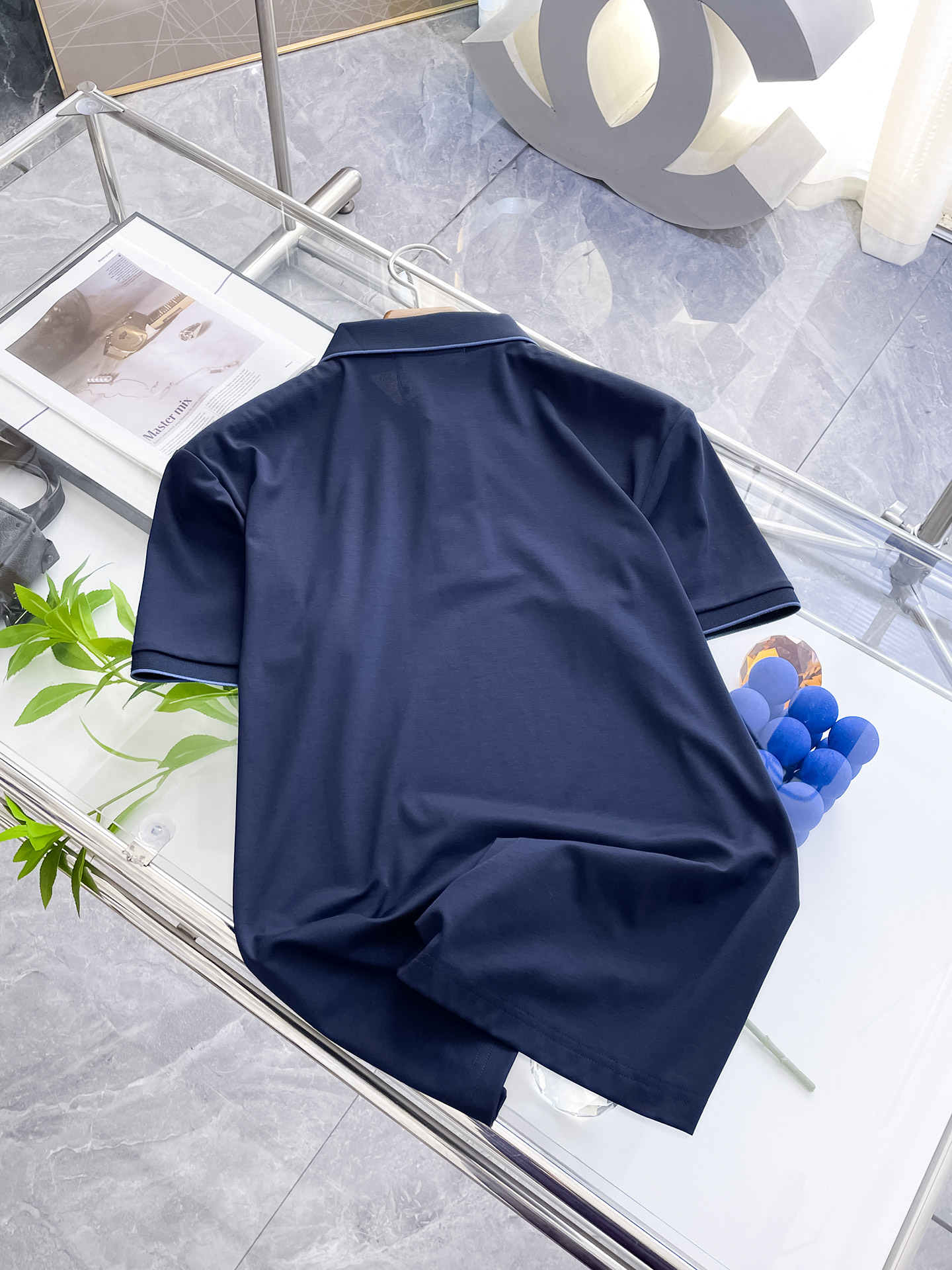 L P 高级定制 平纹面料柔软舒适透气2025 夏季 限量款短袖Polo系列𝗦𝗜𝗭𝗘：𝗠-3xl