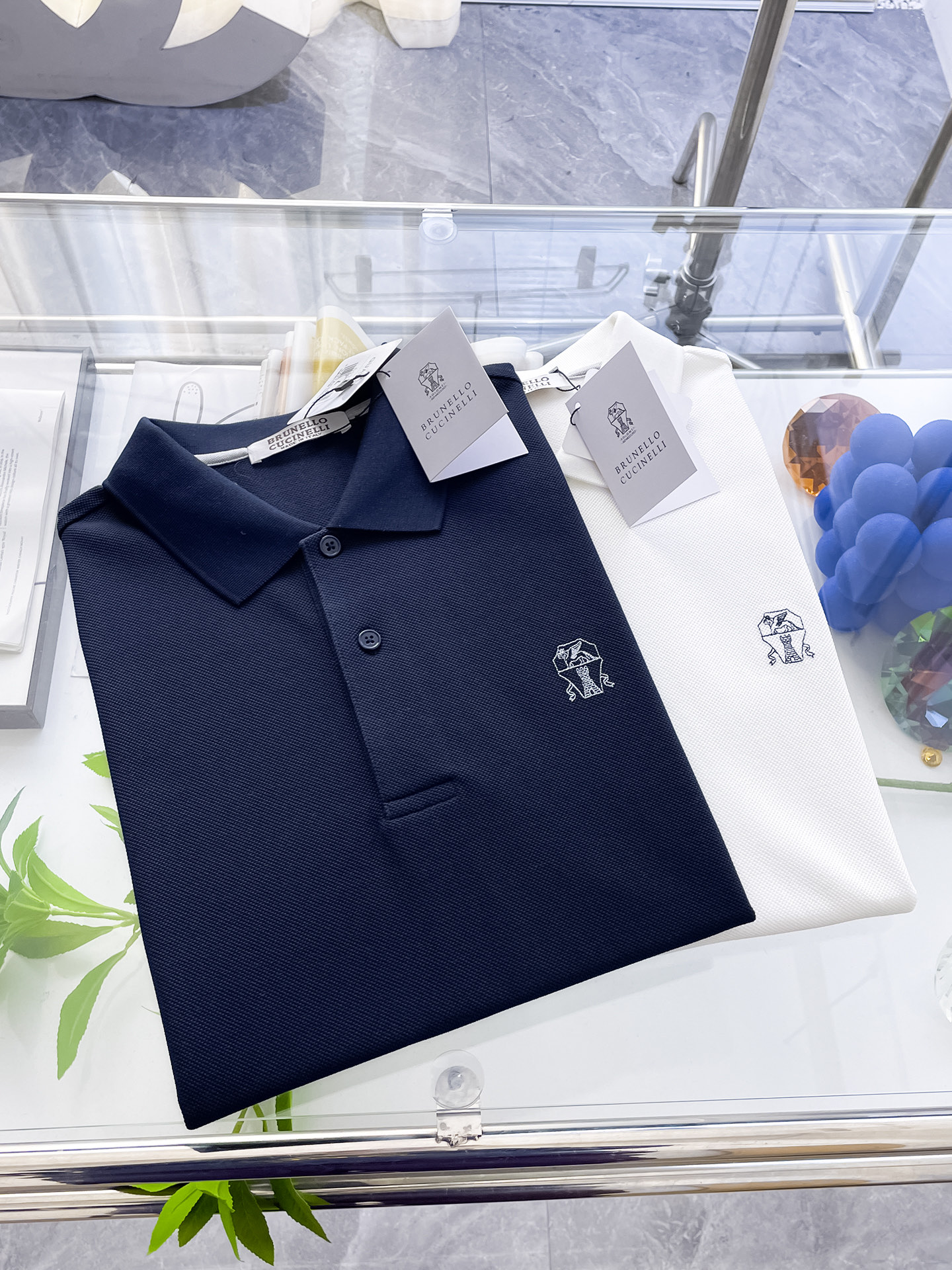 布鲁提 BC 高级定制 平纹面料柔软舒适透气2025 夏季 限量款短袖Polo系列𝗦𝗜𝗭𝗘：𝗠-3xl