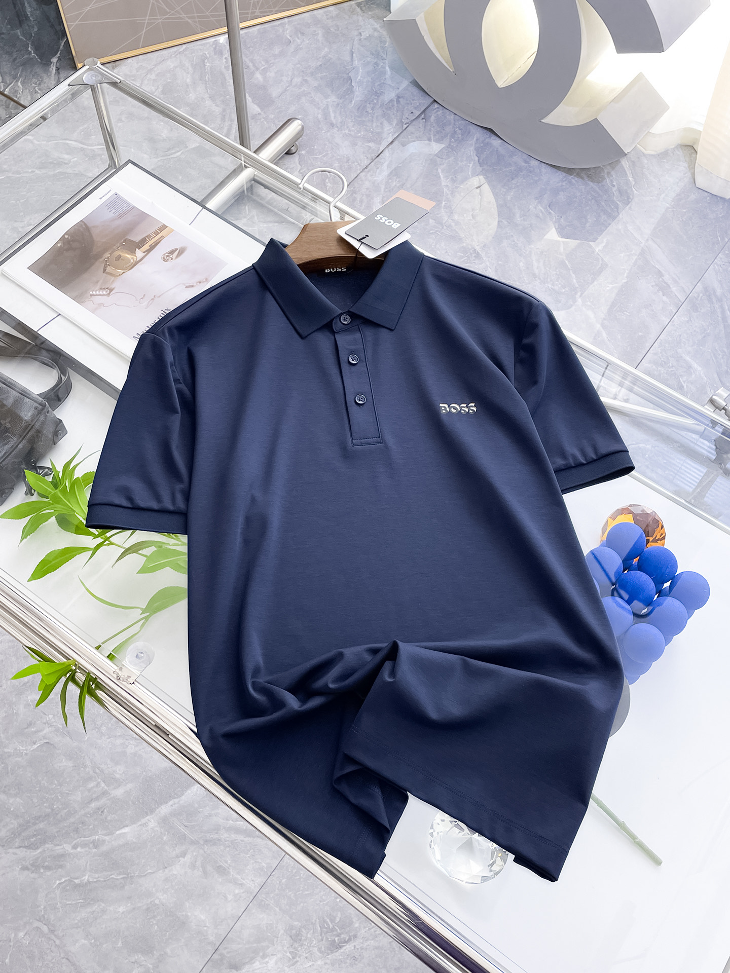 NO:133818,boss high-end customization plain fabric soft, comfortable and breathable 2025 summer limited short-sleeved Polo series -3xl,,T-shirt,alexander wang19860909boss 高级定制 平纹面料柔软舒适透气 2025 夏季 限量款短袖Polo系列 -3xl,,T-shirt,alexander wang,Men's clothing