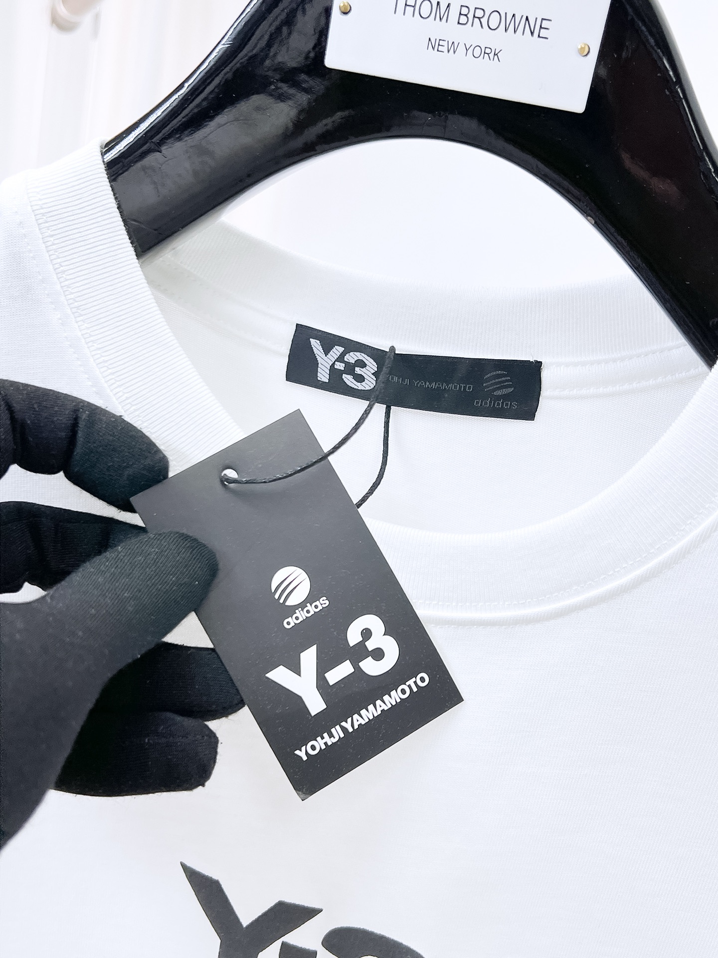 ssY3纯棉最新面料（最高版本）经典标识图案logo时尚简约潮流短袖，最顶级的品质专柜原单短袖，顶级制作