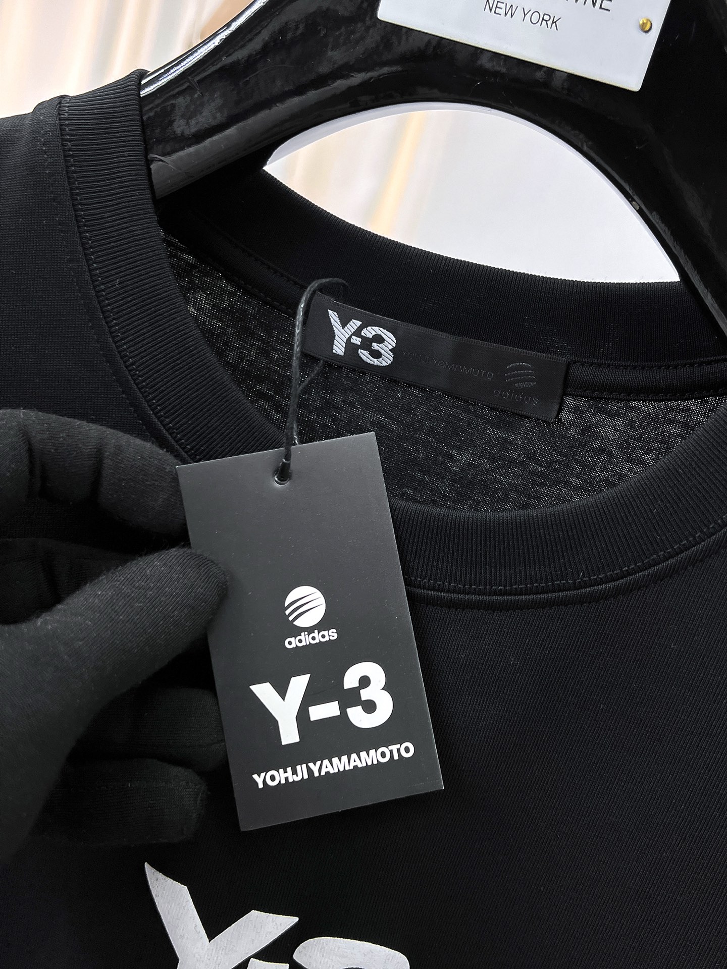 ssY3纯棉最新面料（最高版本）经典标识图案logo时尚简约潮流短袖，最顶级的品质专柜原单短袖，顶级制作