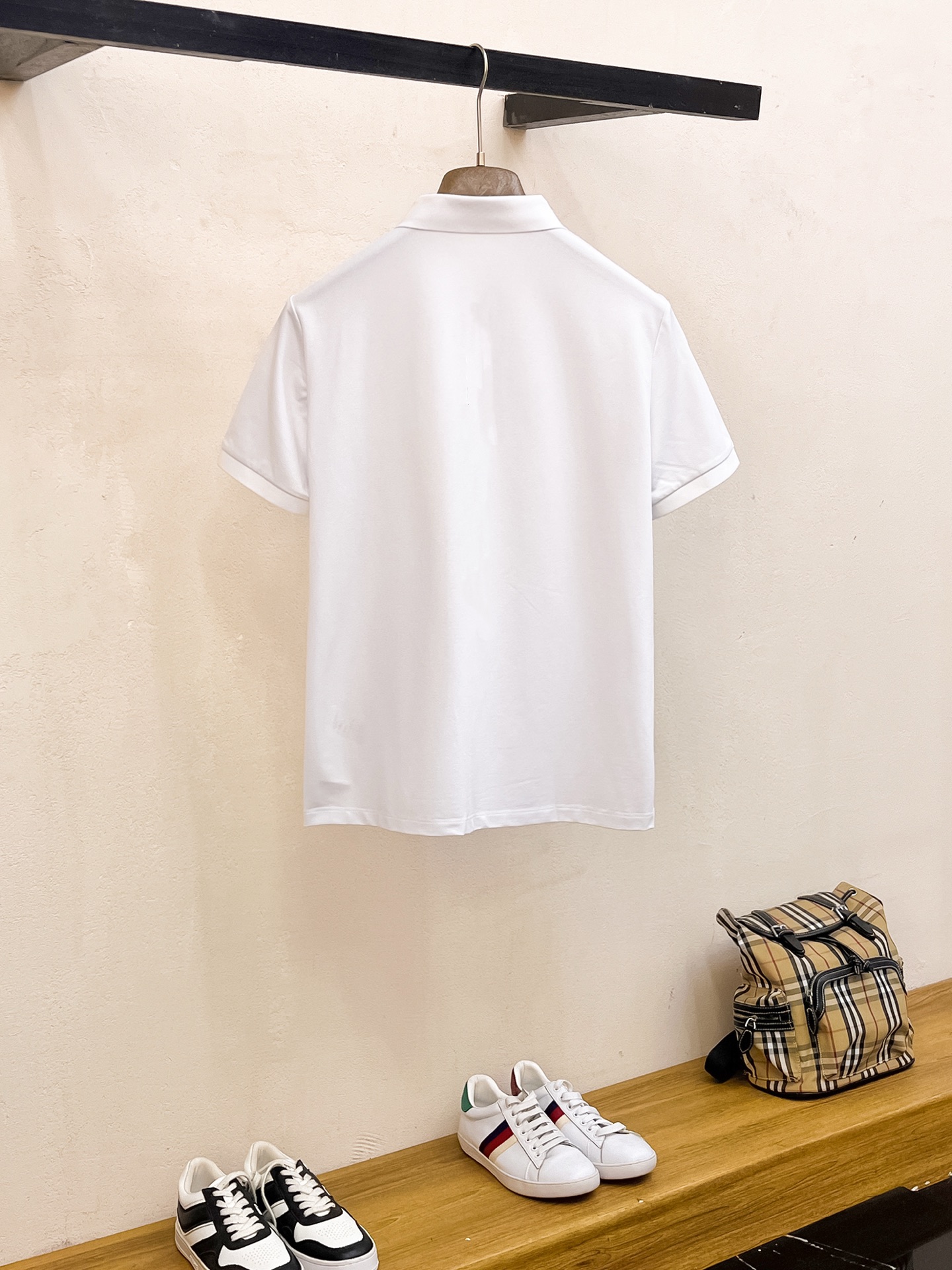 P始祖鸟25SS新款春夏短袖翻领T恤Polo，最高版本客供定制高端朱地面料简单时尚款，拼色螺纹超级好看！