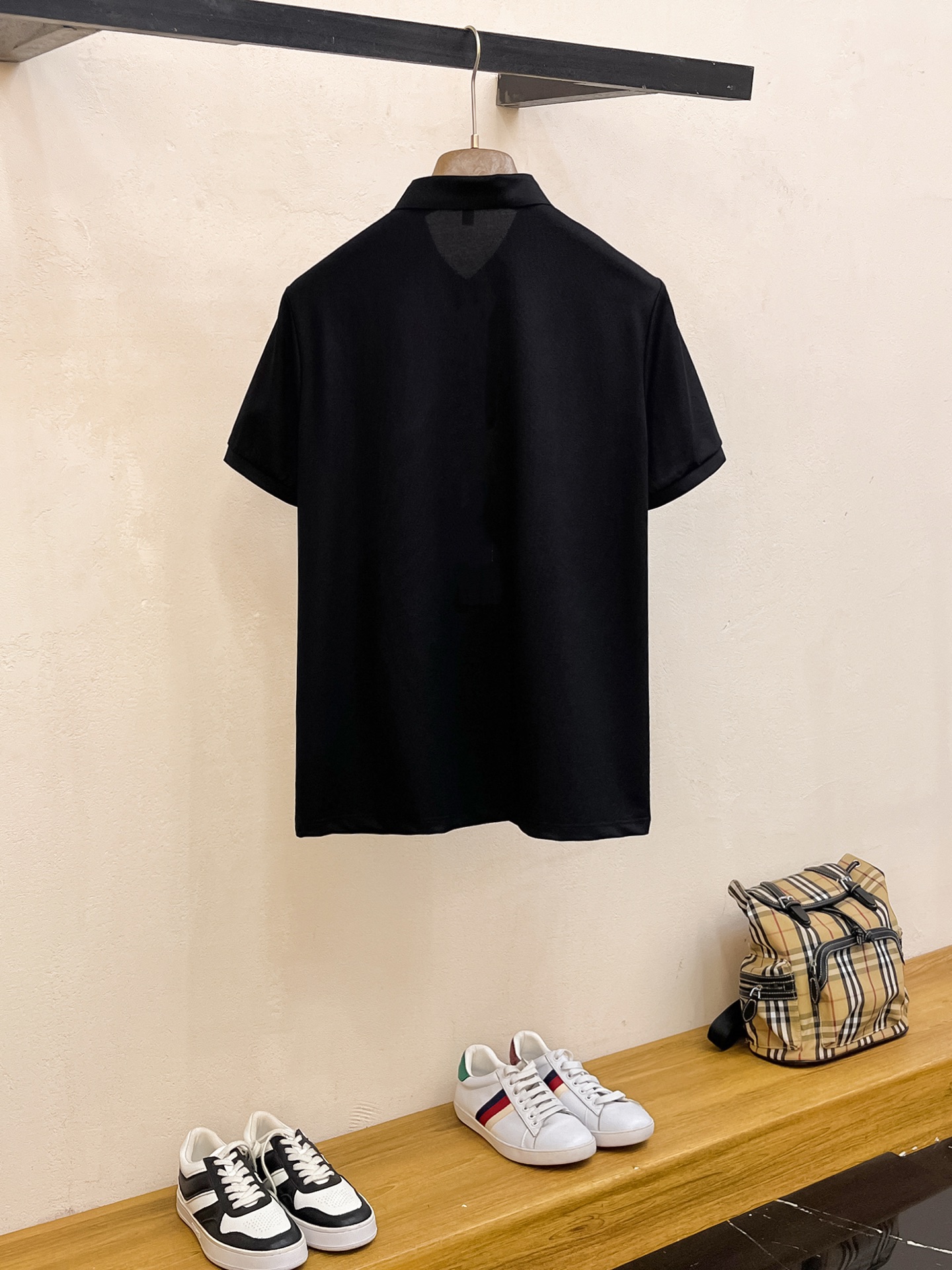 P始祖鸟25SS新款春夏短袖翻领T恤Polo，最高版本客供定制高端朱地面料简单时尚款，拼色螺纹超级好看！