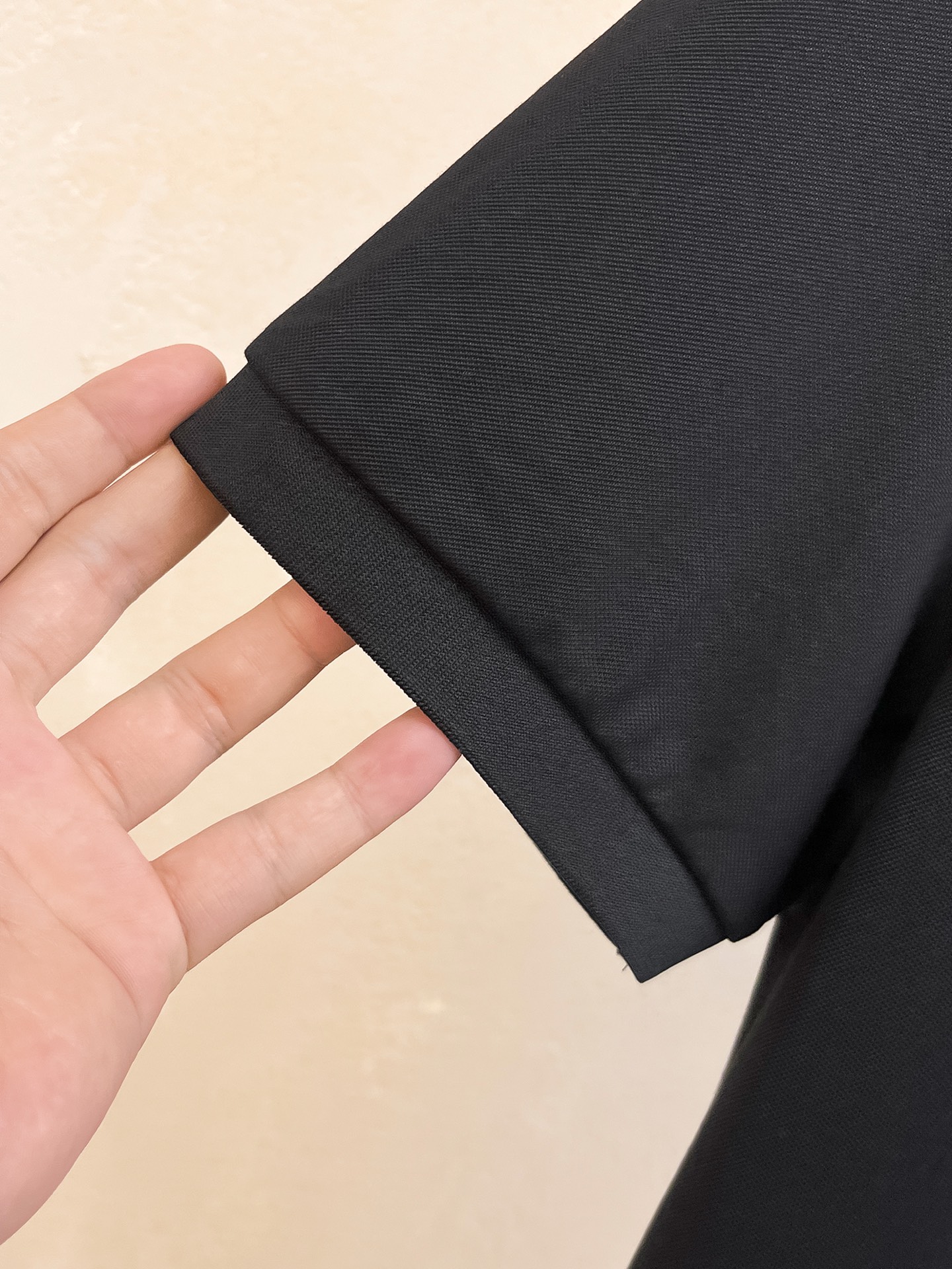 P迪桑特25SS新款春夏短袖翻领T恤Polo，最高版本客供定制高端朱地面料简单时尚款，拼色螺纹超级好看！