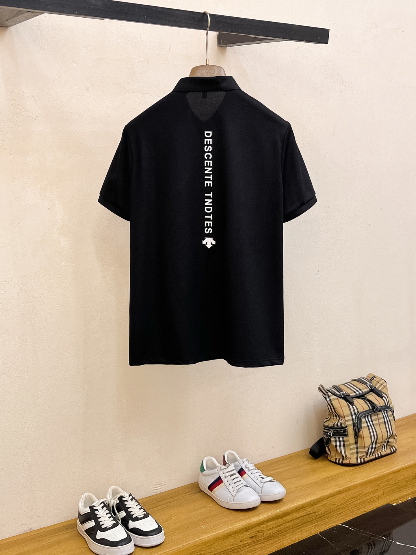 P迪桑特25SS新款春夏短袖翻领T恤Polo，最高版本客供定制高端朱地面料简单时尚款，拼色螺纹超级好看！