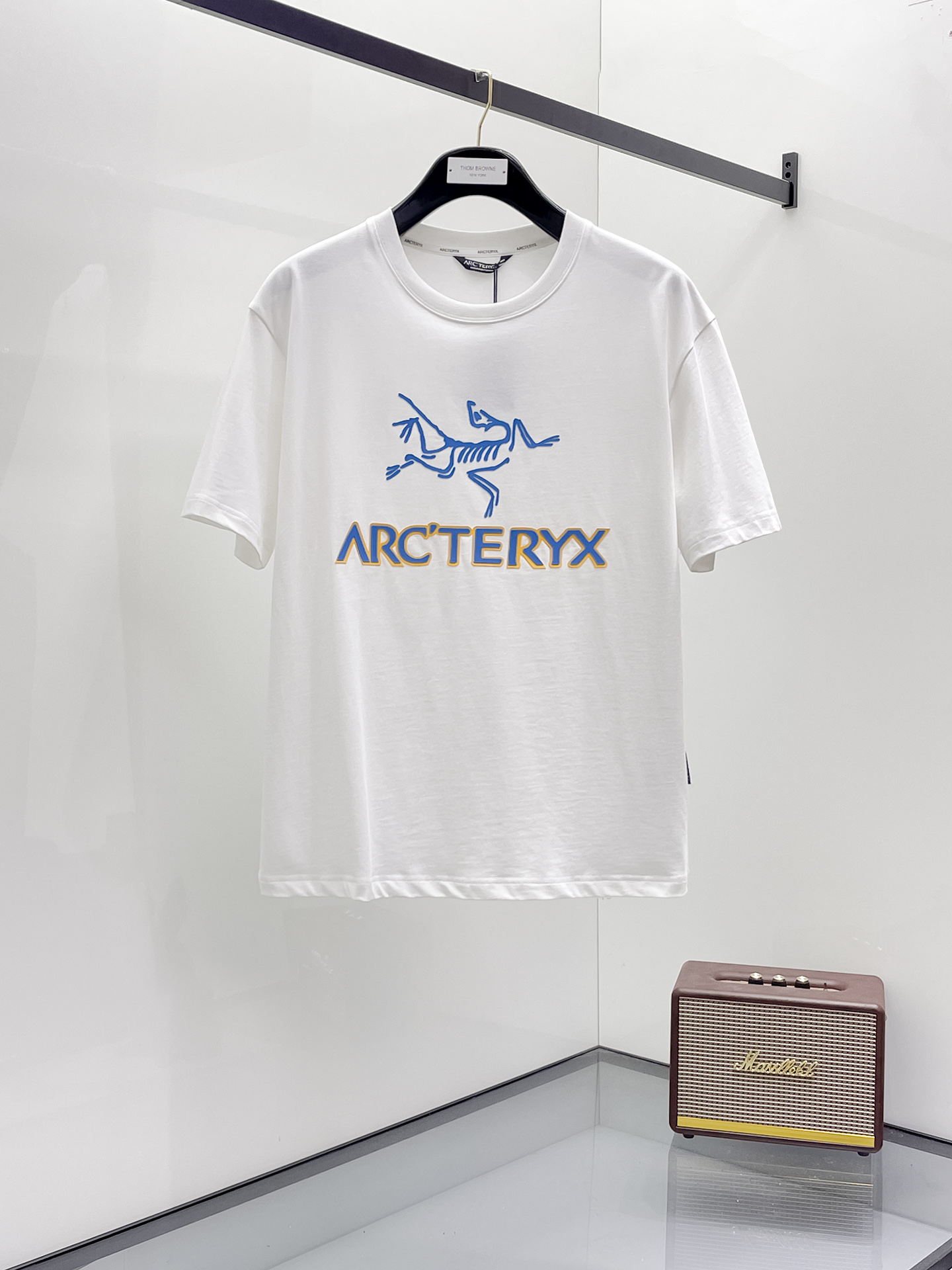 NO:464940,Archaeoptera Bird's new short-sleeved T-shirt in summer 2025, the personalized art series exclusively released on the entire network. The versatile details are perfectly processed and pure cotton fabric is very exquisite. Original fabric. The same high-quality and comfortable hand feels very fashionable and personalized. A super versatile and beautiful style for men and women. The same color is black and white. Number M-3XL, arc'teryx, T-shirt,tees, t-shirt,alexander wang19860909始祖鸟2025夏季新款短袖T恤,个性艺术系列全网独家首发 百搭款细节处理完美纯棉面料十分精致 原版面料 网红明星同款高版本 高品质手感非常舒服 时尚又个性 超级百搭好看的一款男女同款颜色黑、白 码数M-3XL,arc'teryx,T-shirt,tees，t-shirt,alexander wang,Men's clothing