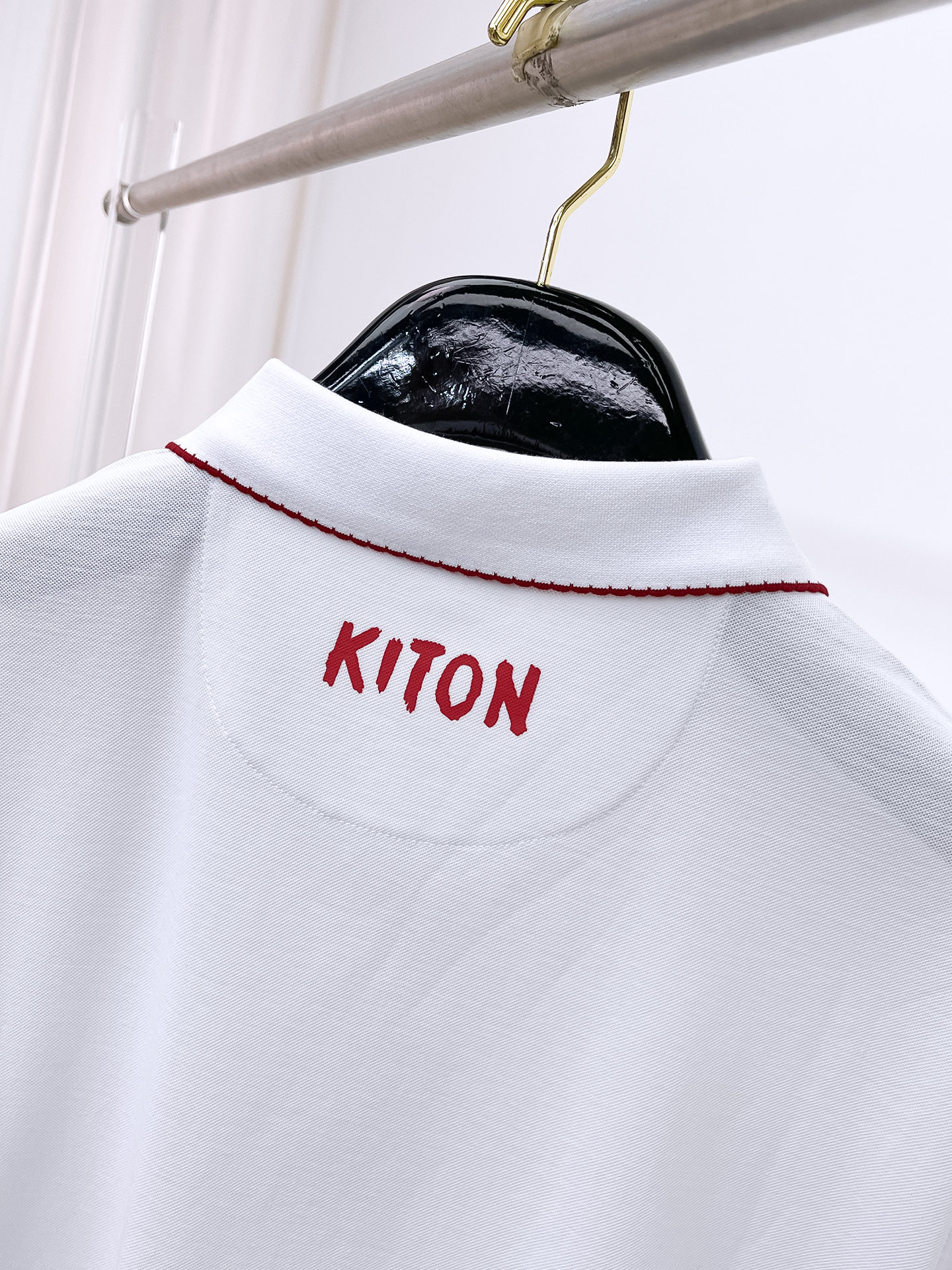 kiton 高级定制 面料柔软舒适透气2025 夏季 限量款短袖Polo系列𝗦𝗜𝗭𝗘：𝗠-3xl