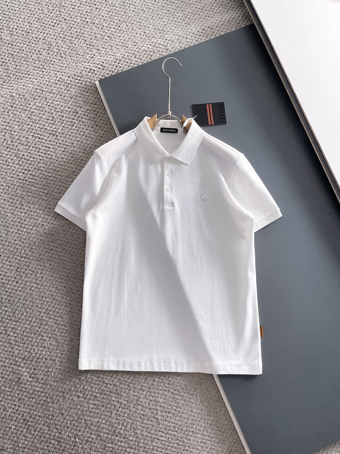 新品上市 杰尼亚2025ss夏季新款字母logo男士翻领Polo衫!经典商务男款,高端男装的天花板级别的