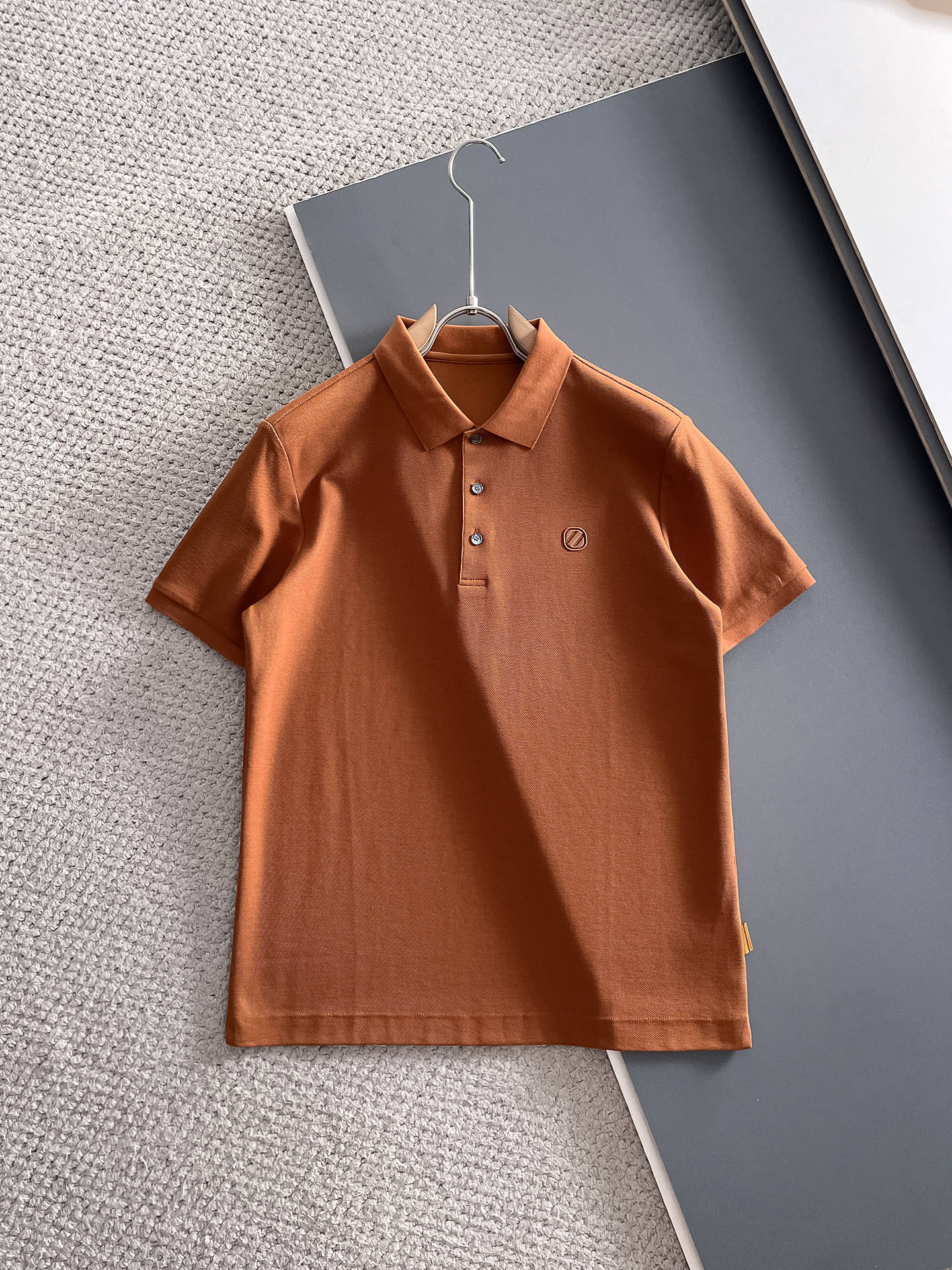 新品上市 杰尼亚2025ss夏季新款字母logo男士翻领Polo衫！经典商务男款，高端男装的天花板级别的
