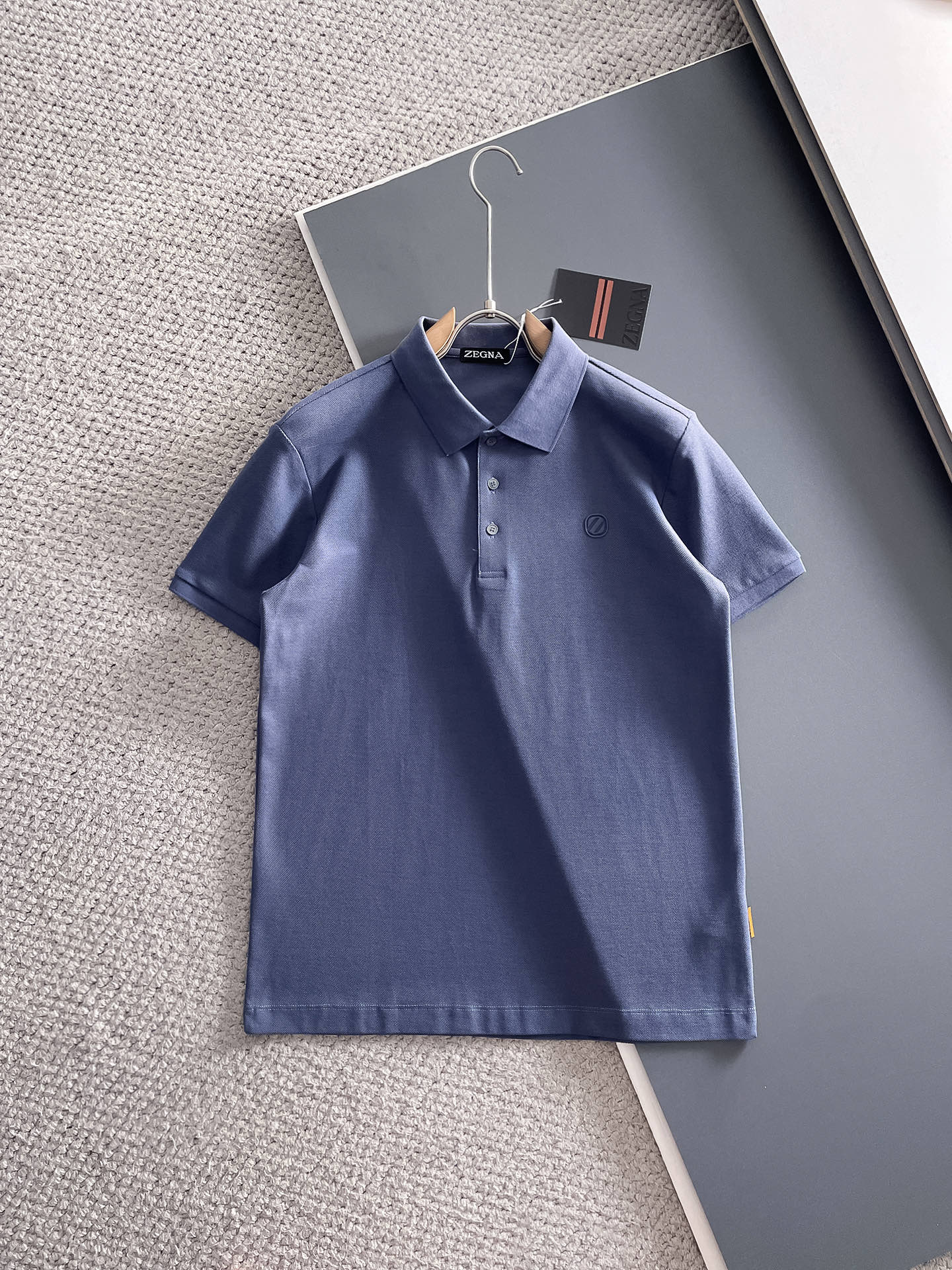 新品上市 杰尼亚2025ss夏季新款字母logo男士翻领Polo衫！经典商务男款，高端男装的天花板级别的